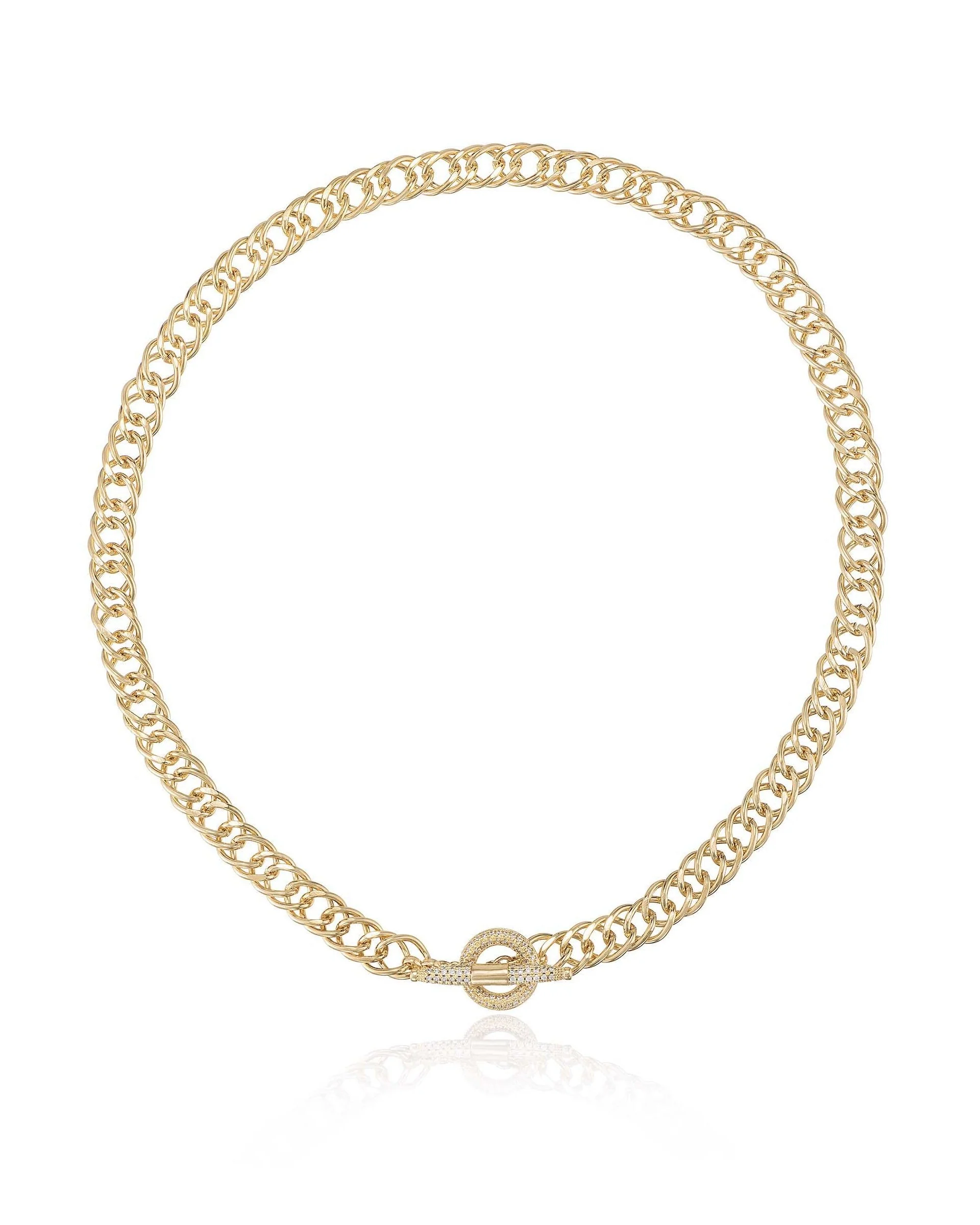 All About That Chain Crystal Necklace - Futureuc