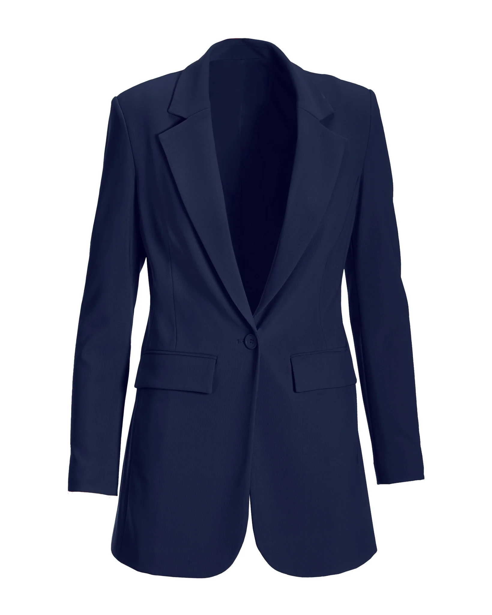 Beyond Travel Classic Boyfriend Blazer Jacket Maritime Navy - Futureuc