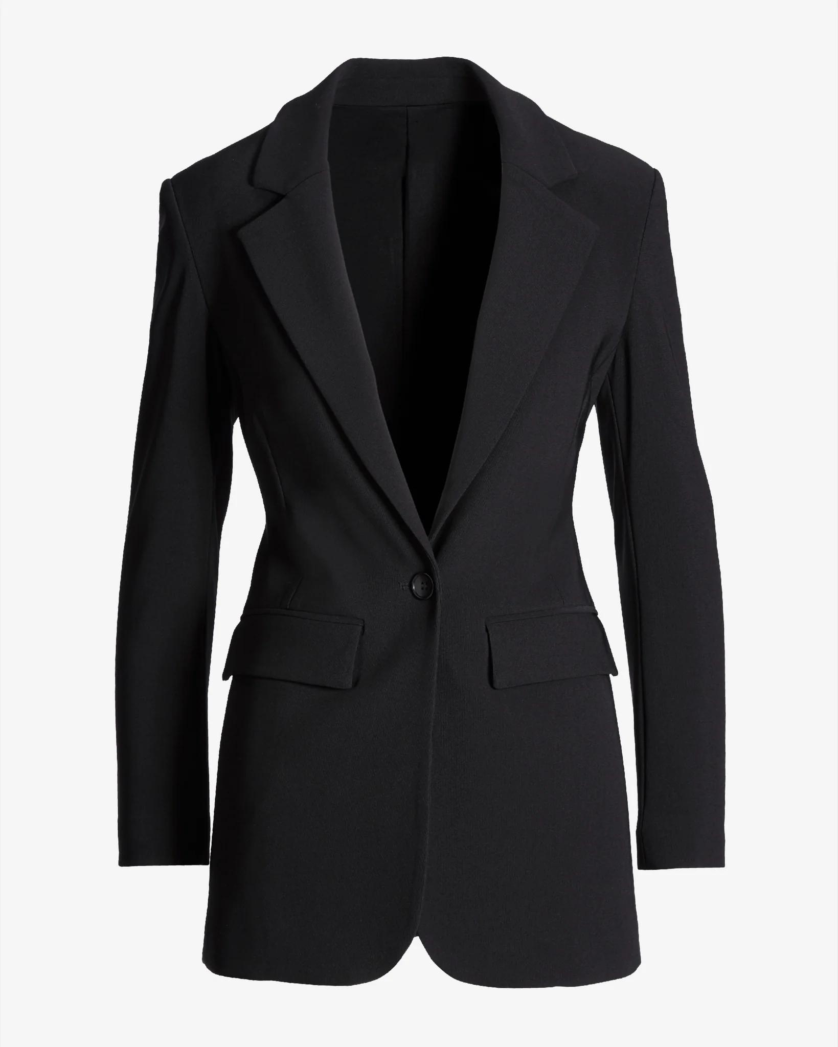Beyond Travel Classic Boyfriend Blazer Jet Black - Futureuc