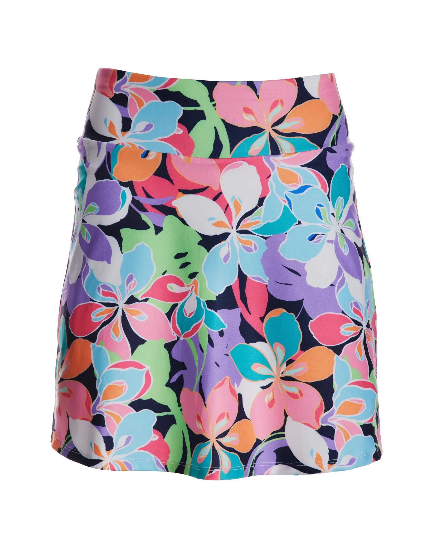 B-Active Bright Abstract Print Skort Multi - Futureuc