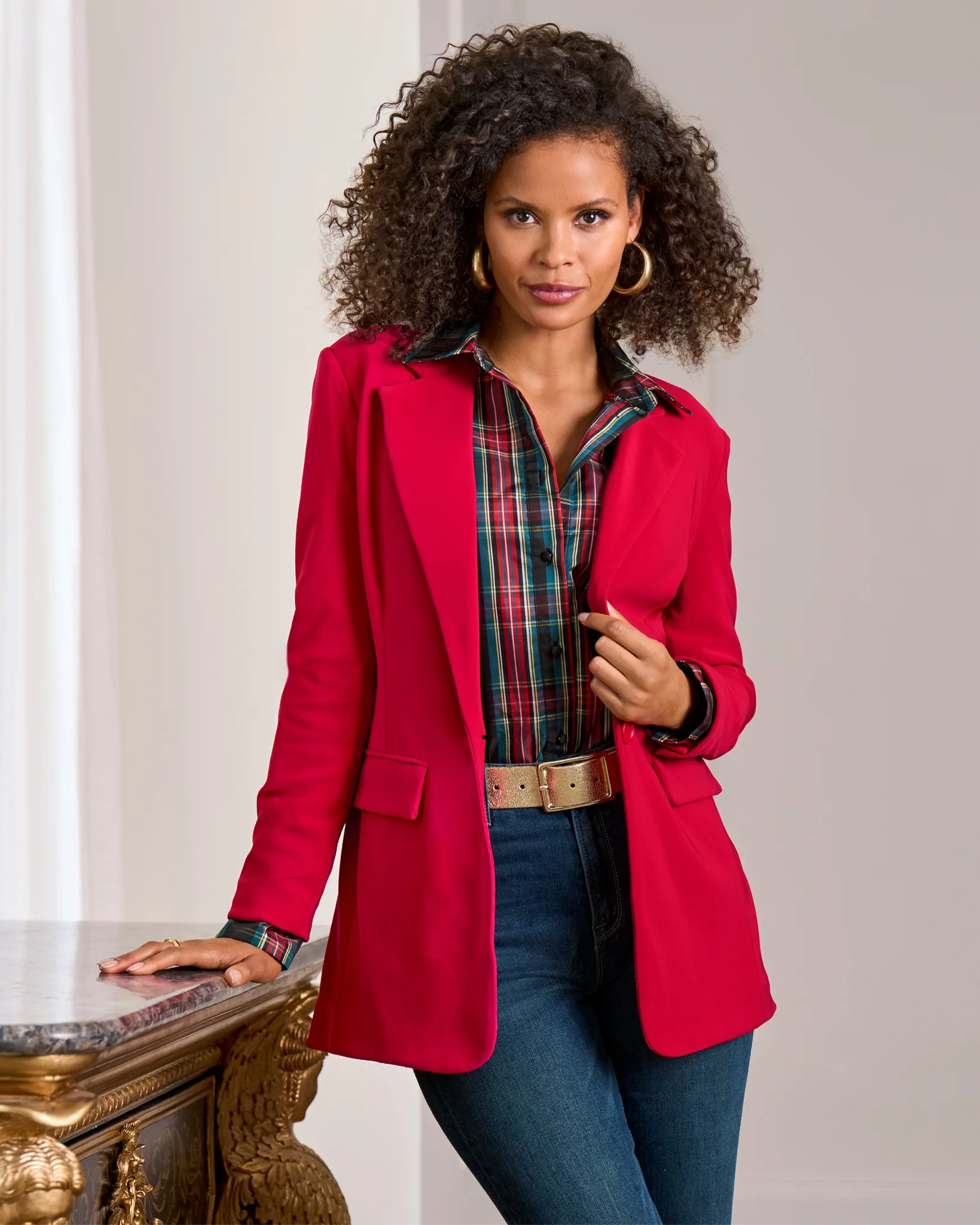 Beyond Travel Classic Boyfriend Blazer French Kiss - Futureuc