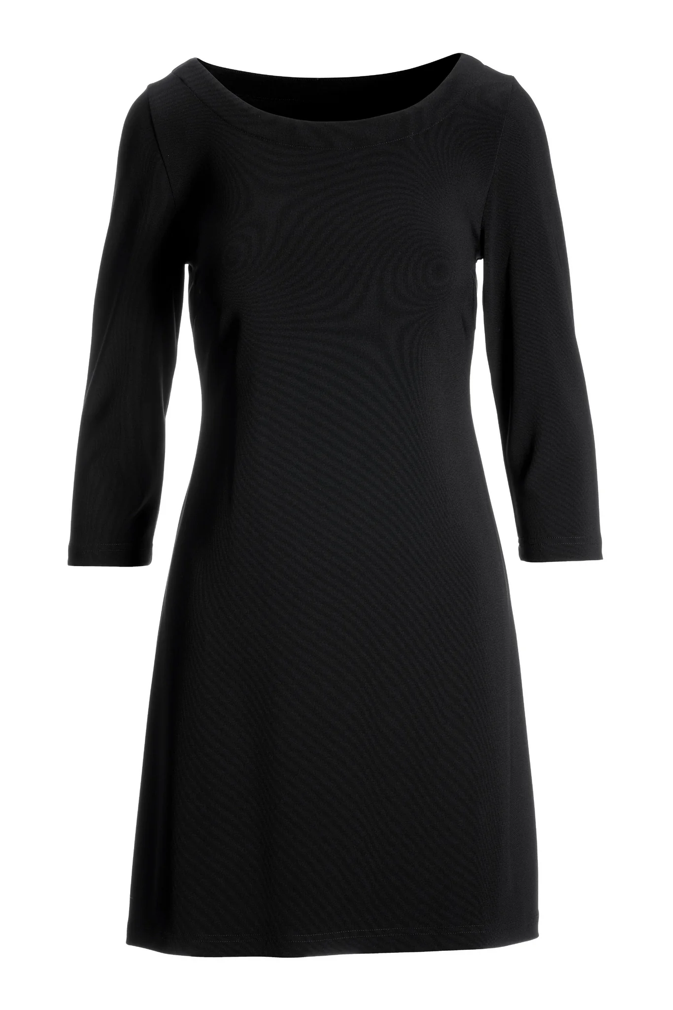 Beyond Travel Knit Swing Dress Jet Black - Futureuc