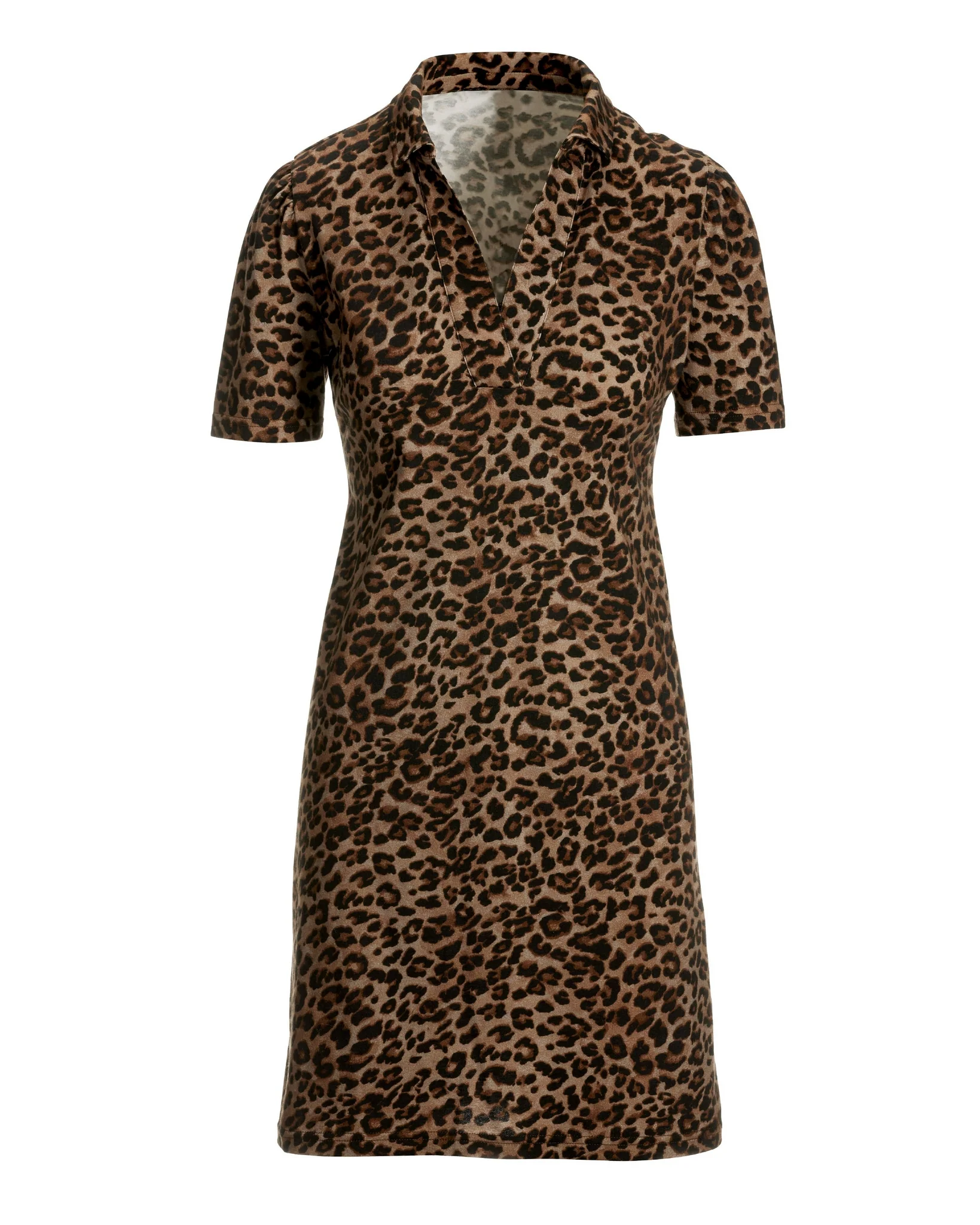Animal Casual Polo Dress Multi - Futureuc