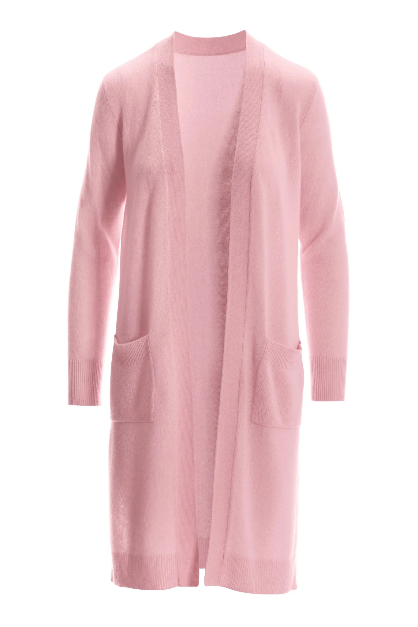 Cashmere Long Cardigan Pink - Futureuc