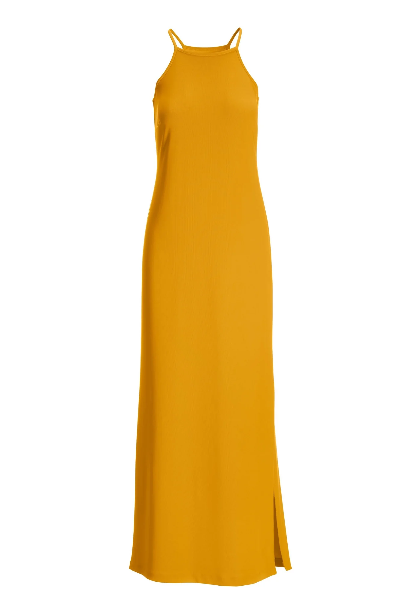 Beyond Travel High Neck Maxi Dress Golden Glow - Futureuc