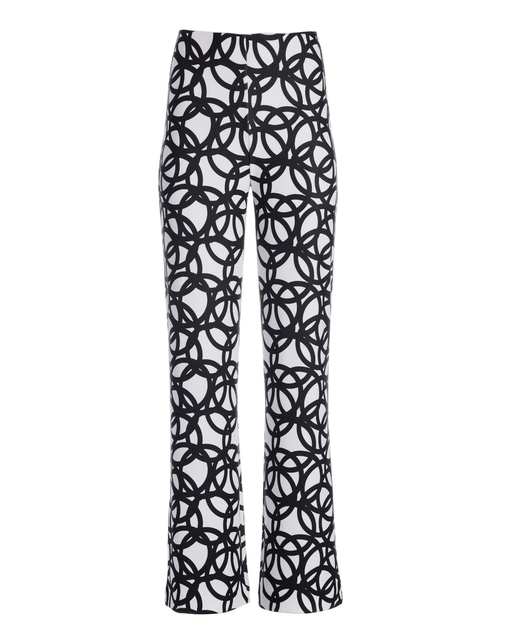 Beyond Travel Geo Print Palazzo Pant Jet Black/Ivory Coast - Futureuc
