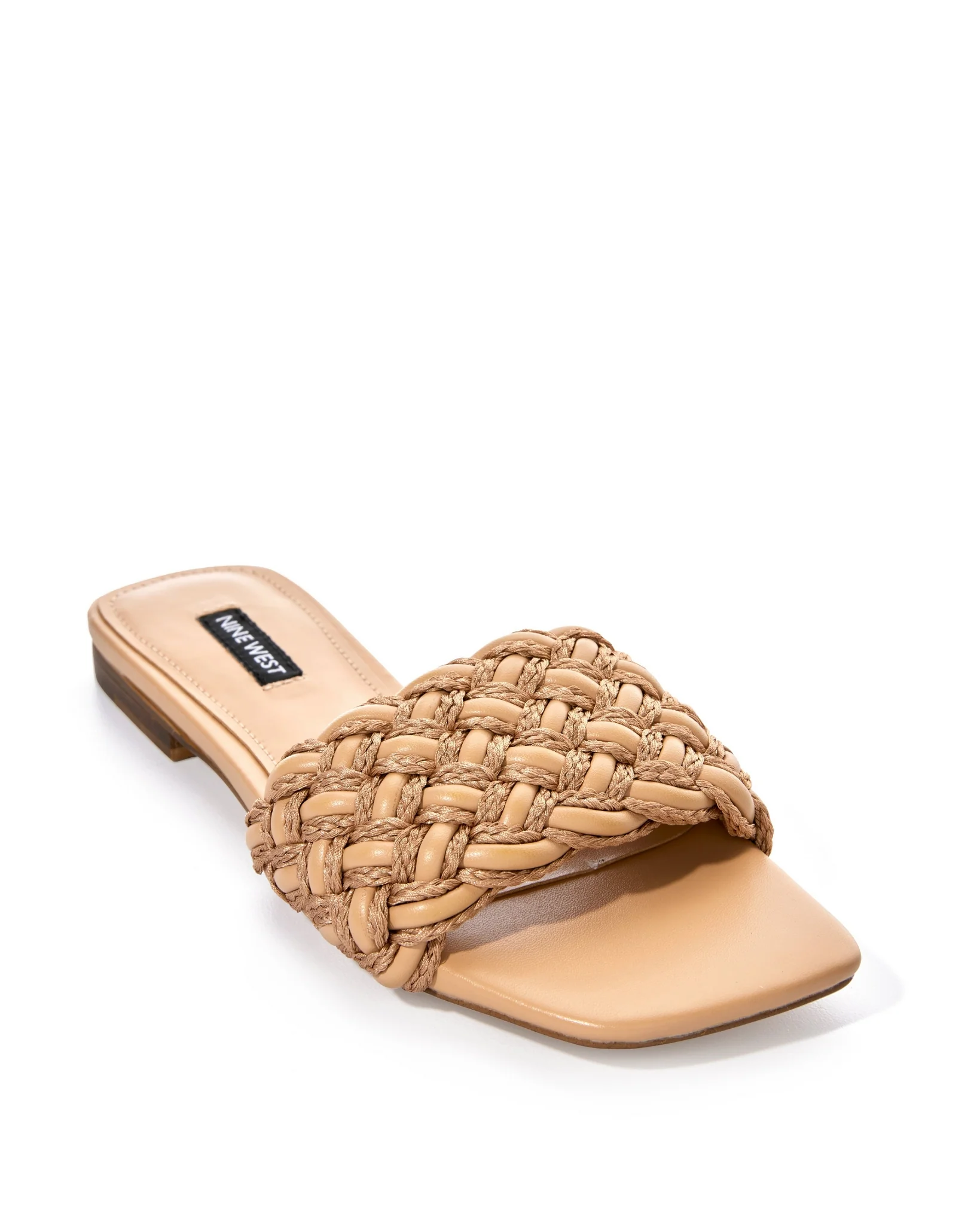 Braided Slide Sandal Tan - Futureuc