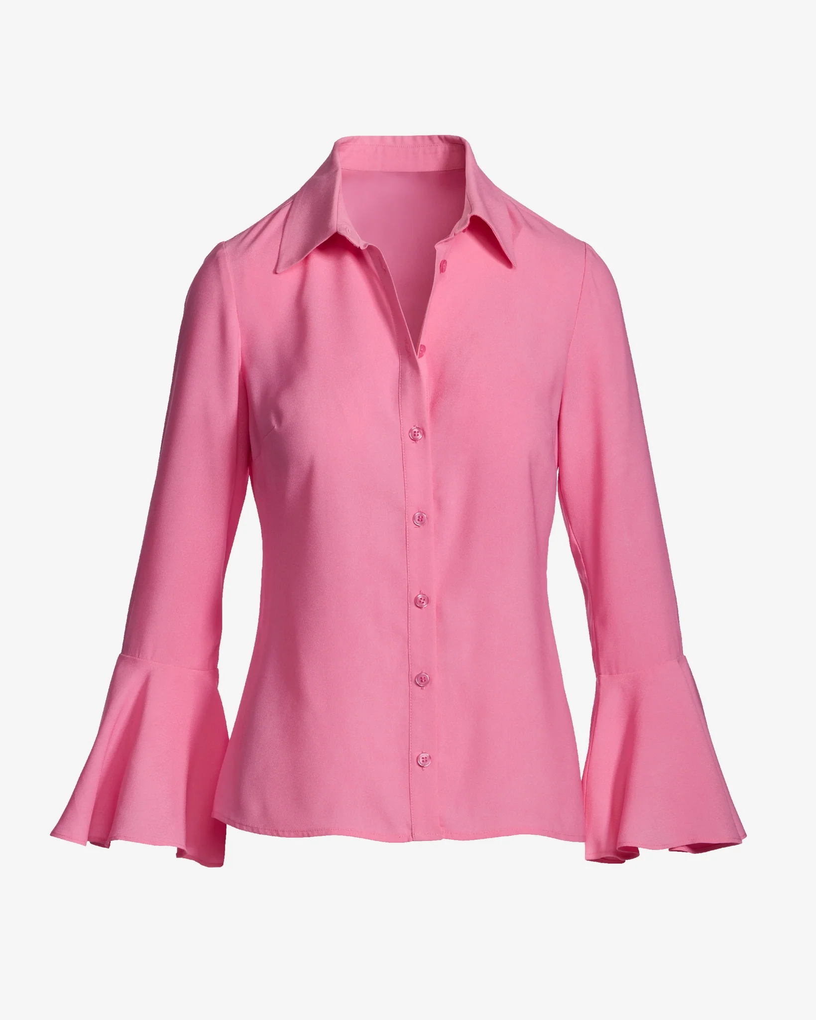 Alexa Flare Sleeve Shirt Rosebloom - Futureuc