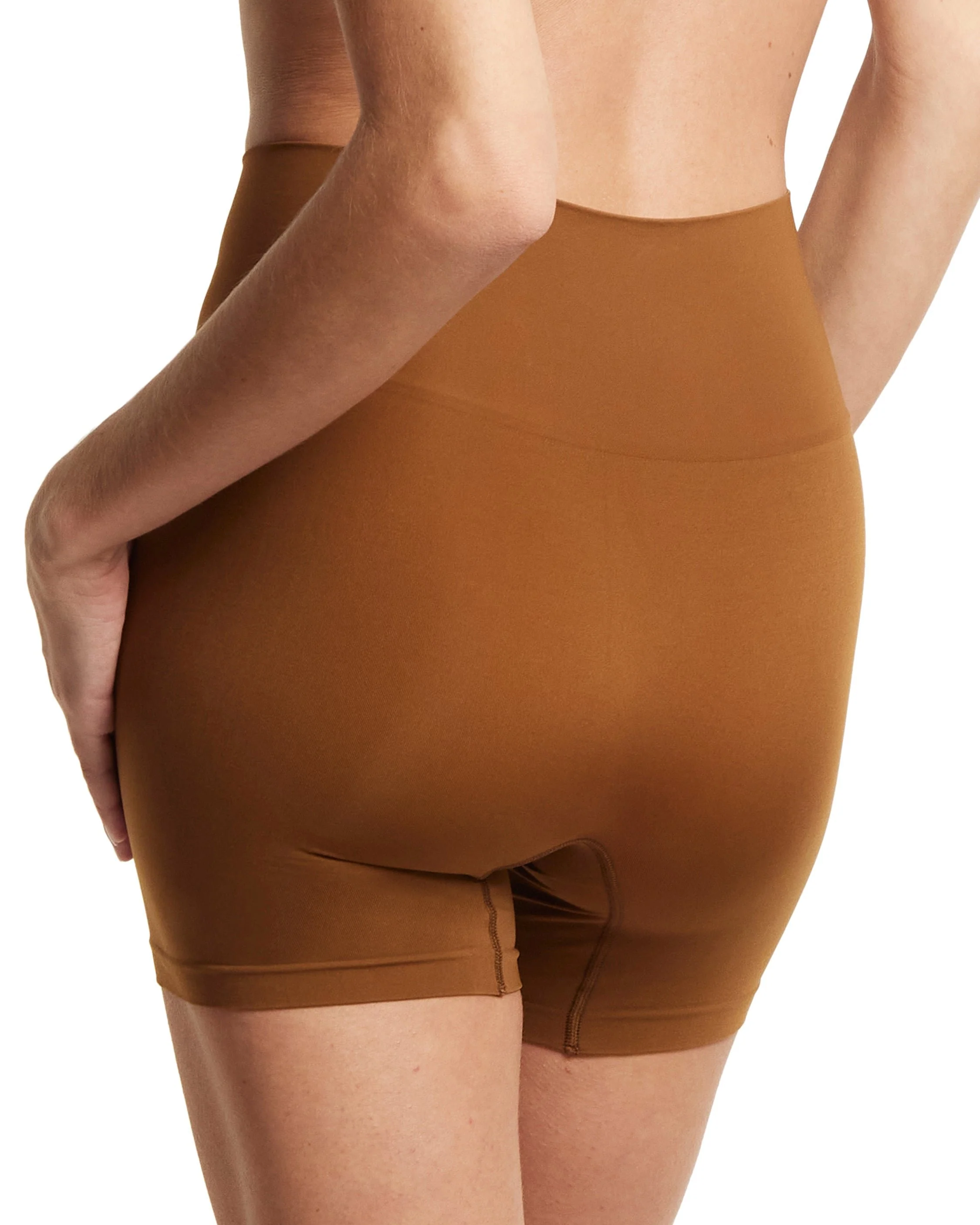 Body High Rise Bike Short Macchiato Brown - Futureuc