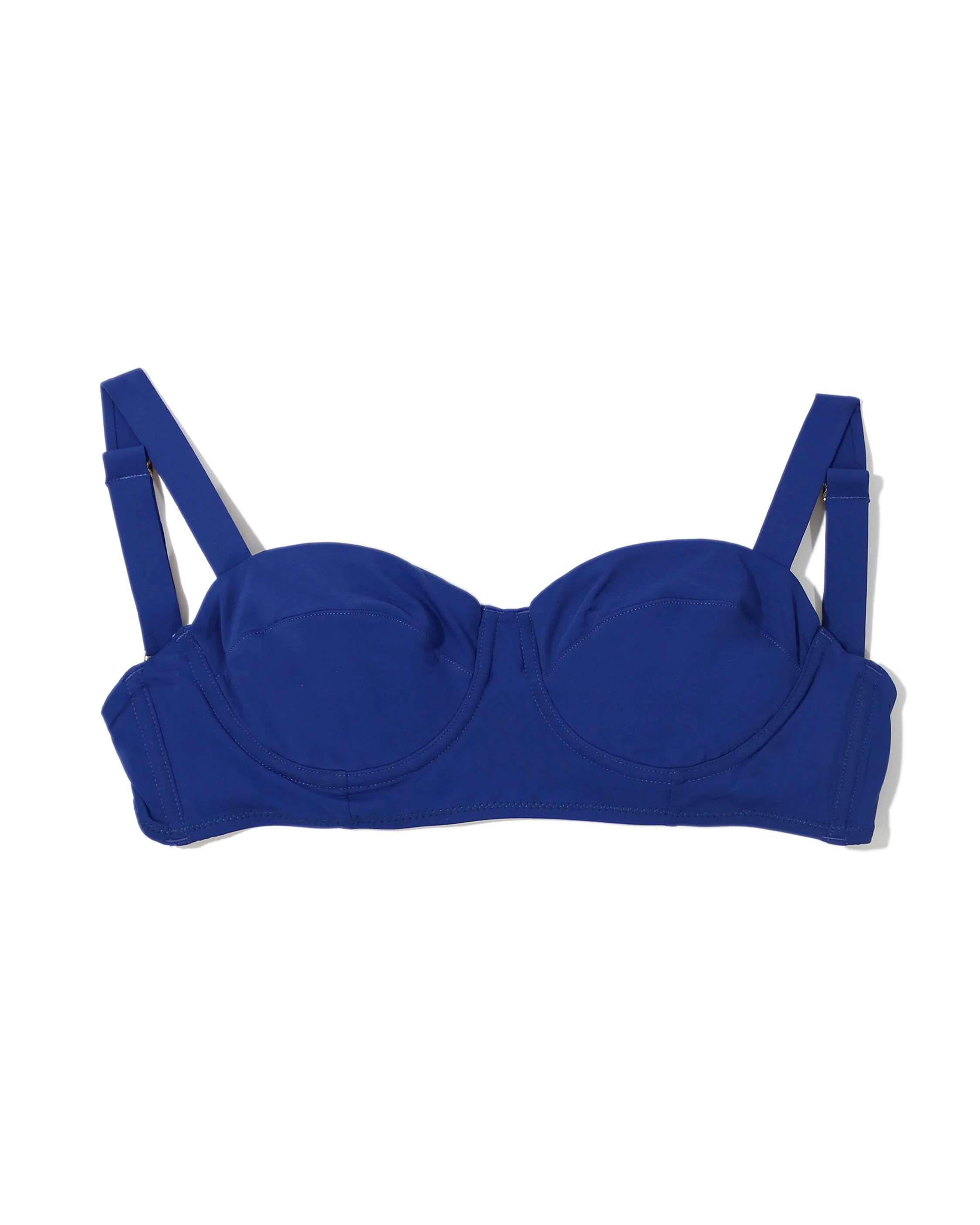 Balconette Bikini Swimsuit Top Poolside Blue - Futureuc