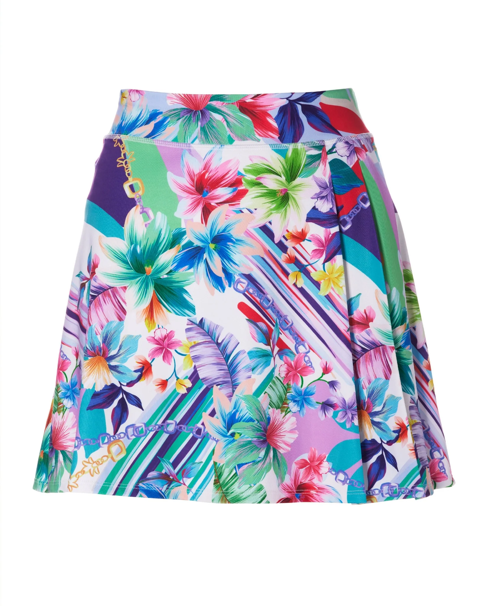 B-Active Printed Pleated Sport Skirt Multi - Futureuc
