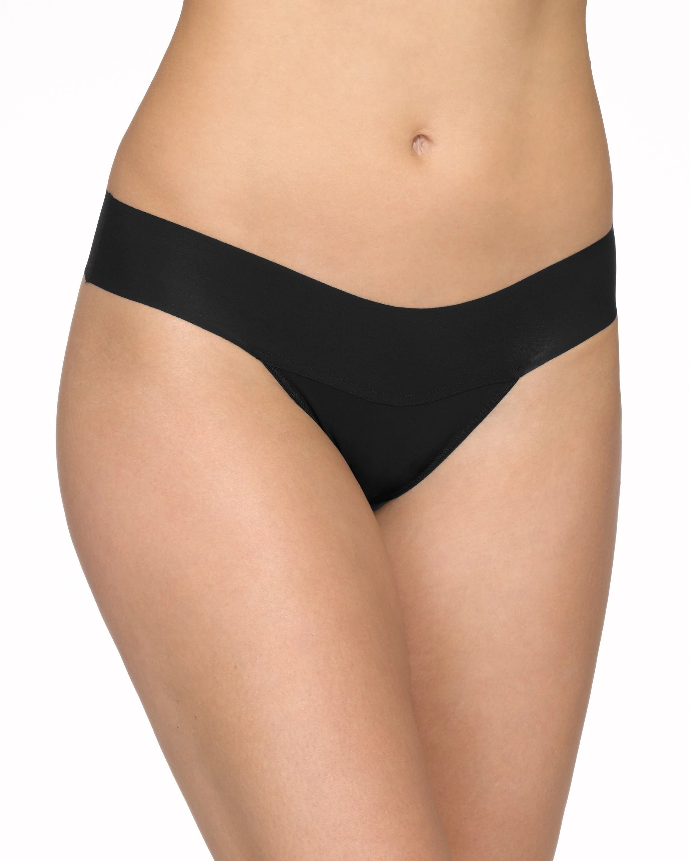 BreatheSoft Natural Rise Thong Black - Futureuc