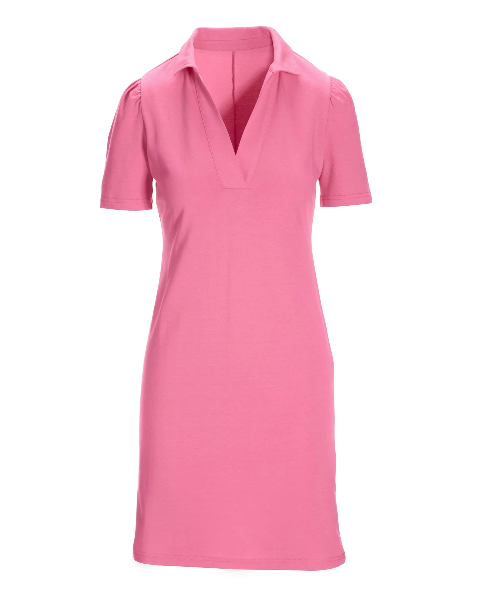 Casual Polo Dress Aurora Pink - Futureuc