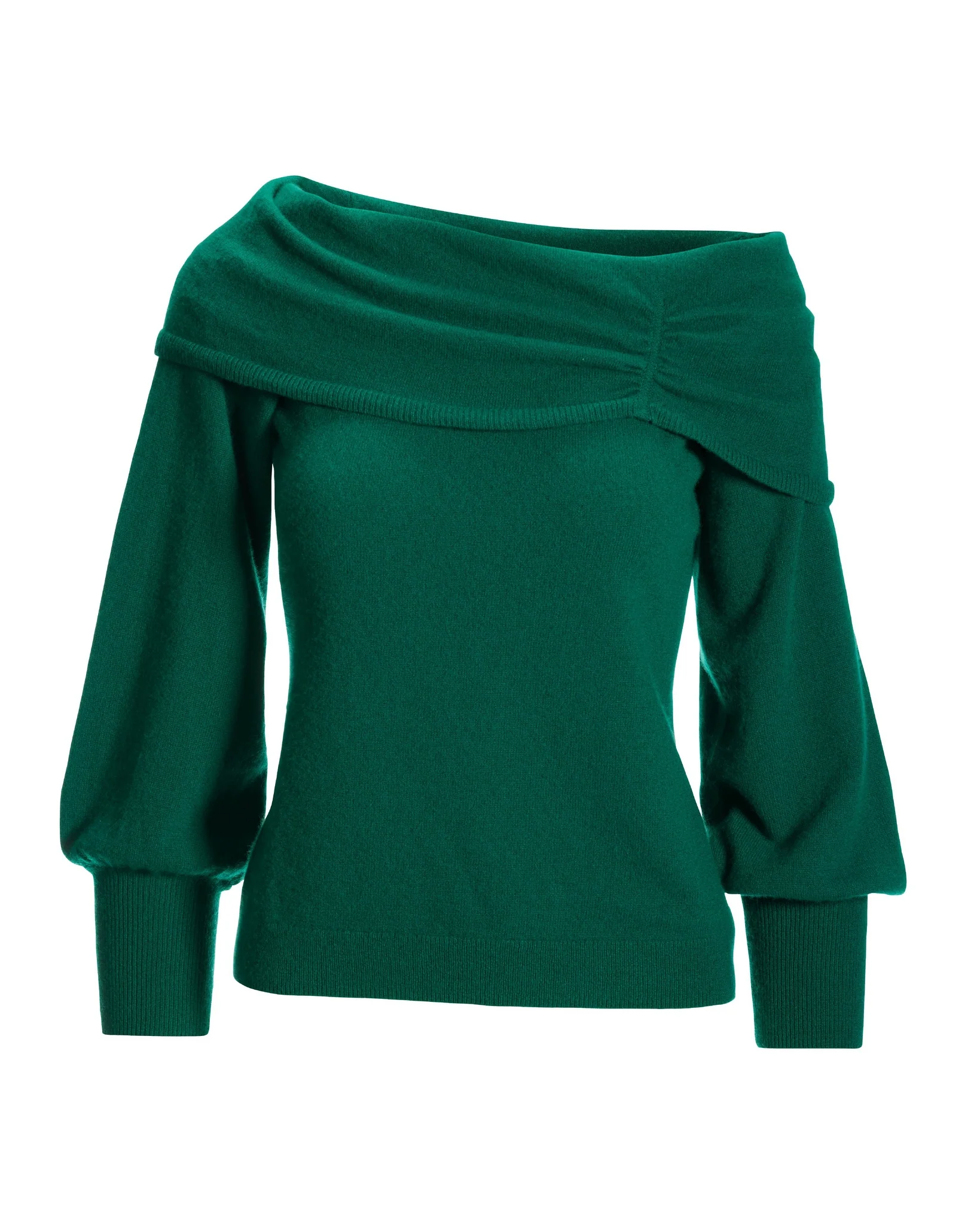 Cashmere Fold Over Emerald - Futureuc