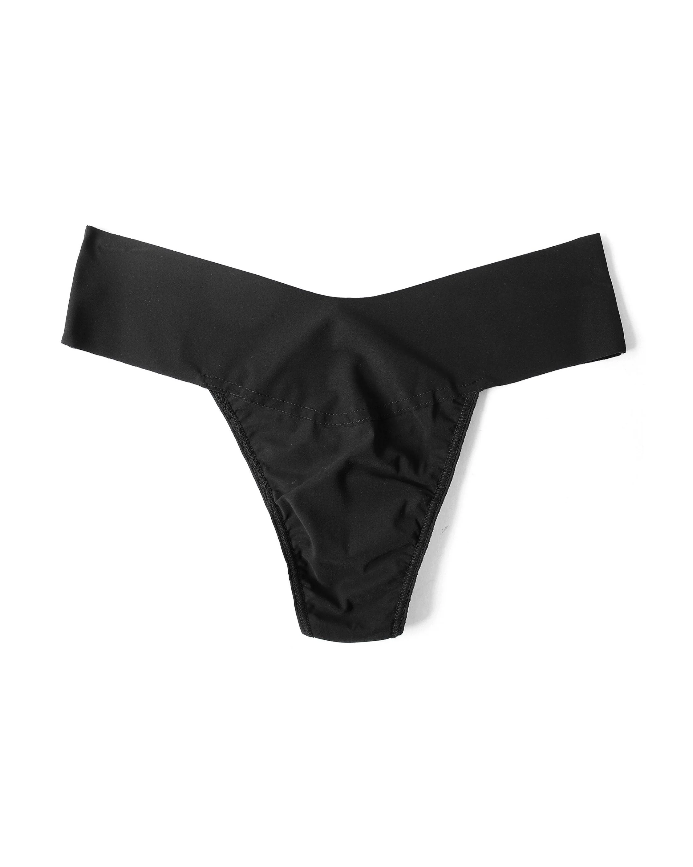 BreatheSoft Natural Rise Thong Black - Futureuc