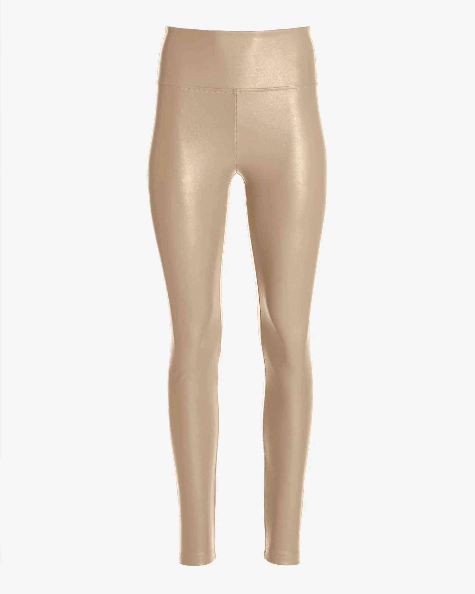 Aspen Faux Leather Pull On Legging Sand - Futureuc