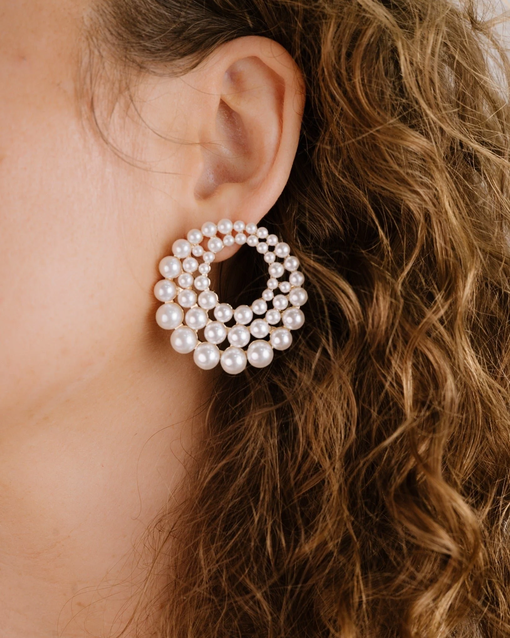 Blushing Pearl Earrings - Futureuc