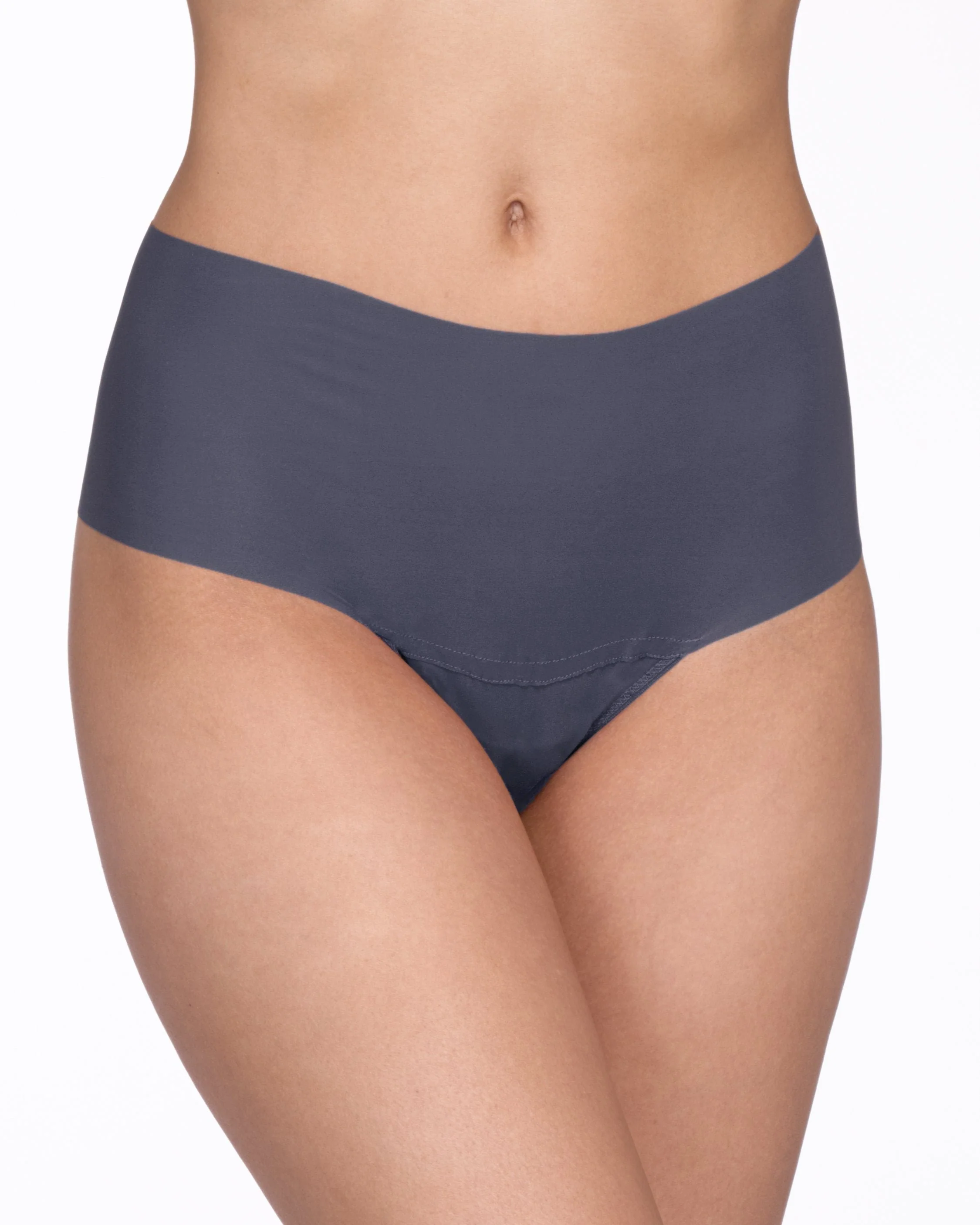 BreatheSoft High Rise Thong Granite Grey - Futureuc