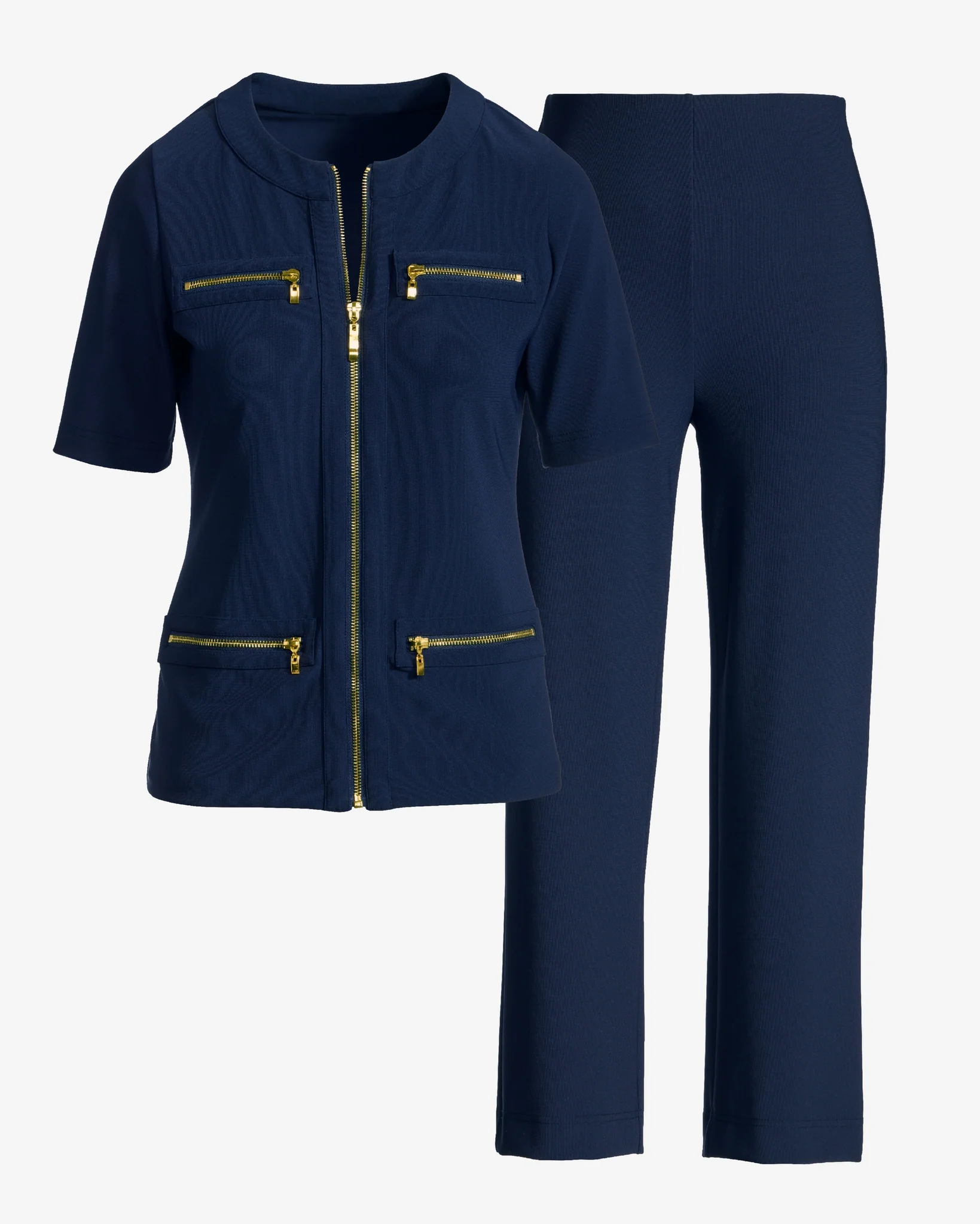 Beyond Travel Cropped Chic Coordinates Maritime Navy - Futureuc