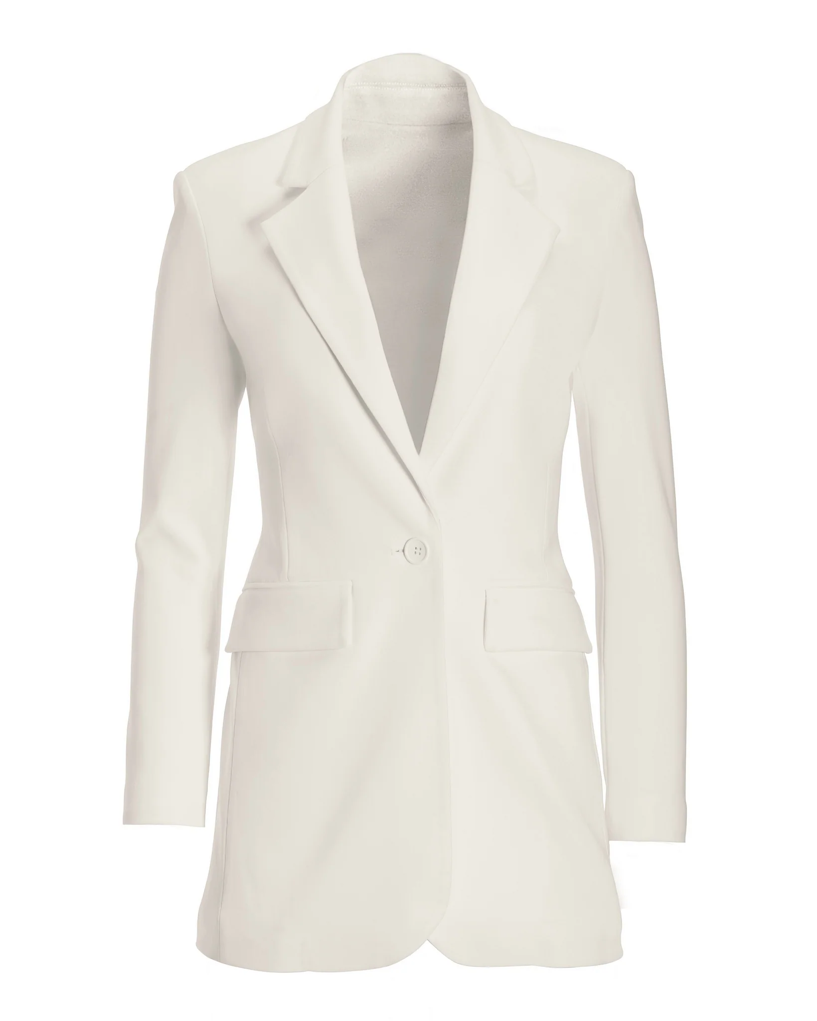 Beyond Travel Classic Boyfriend Blazer Jacket Ivory Coast - Futureuc