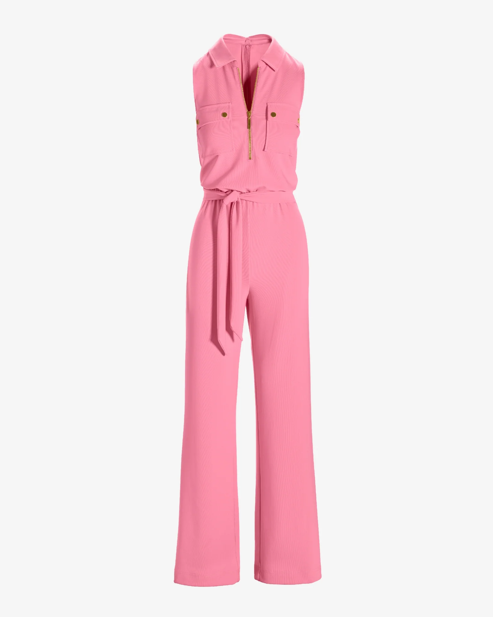 Beyond Travel Utility Chic Jumpsuit Sachet Pink - Futureuc