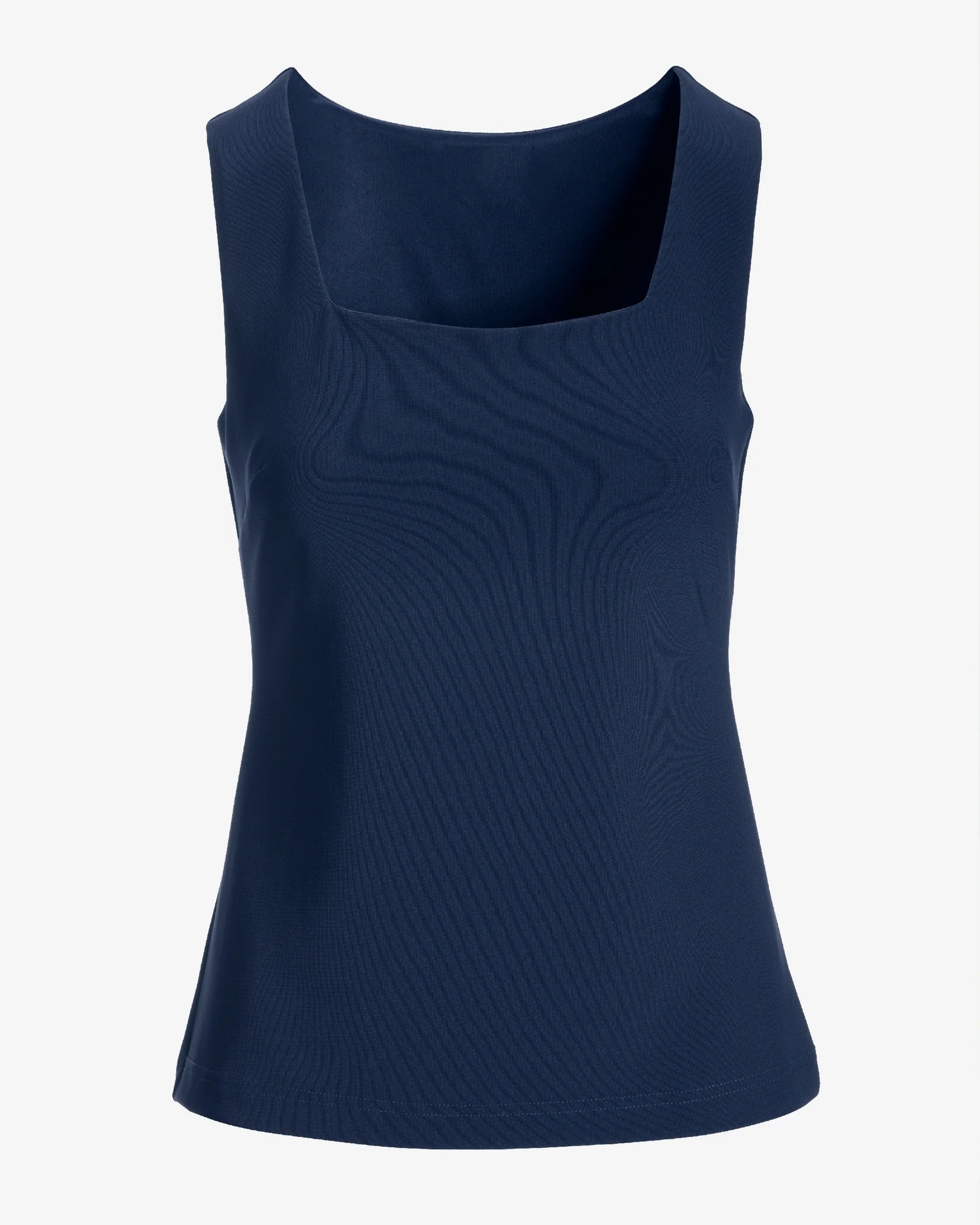Beyond Travel Square Neck Sleeveless Shell Top Maritime Navy - Futureuc