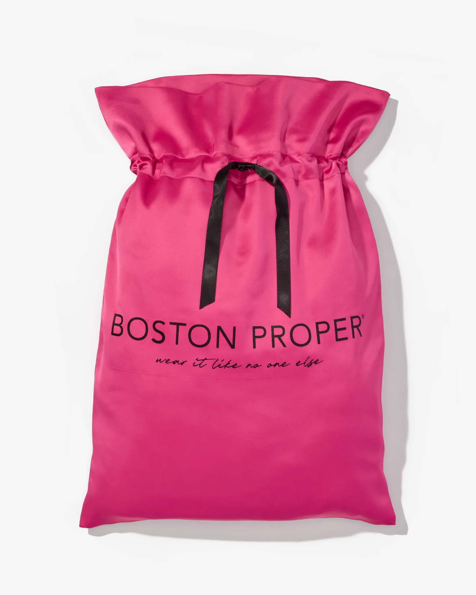 Boston Proper Drawstring Bag Pink/Black - Futureuc