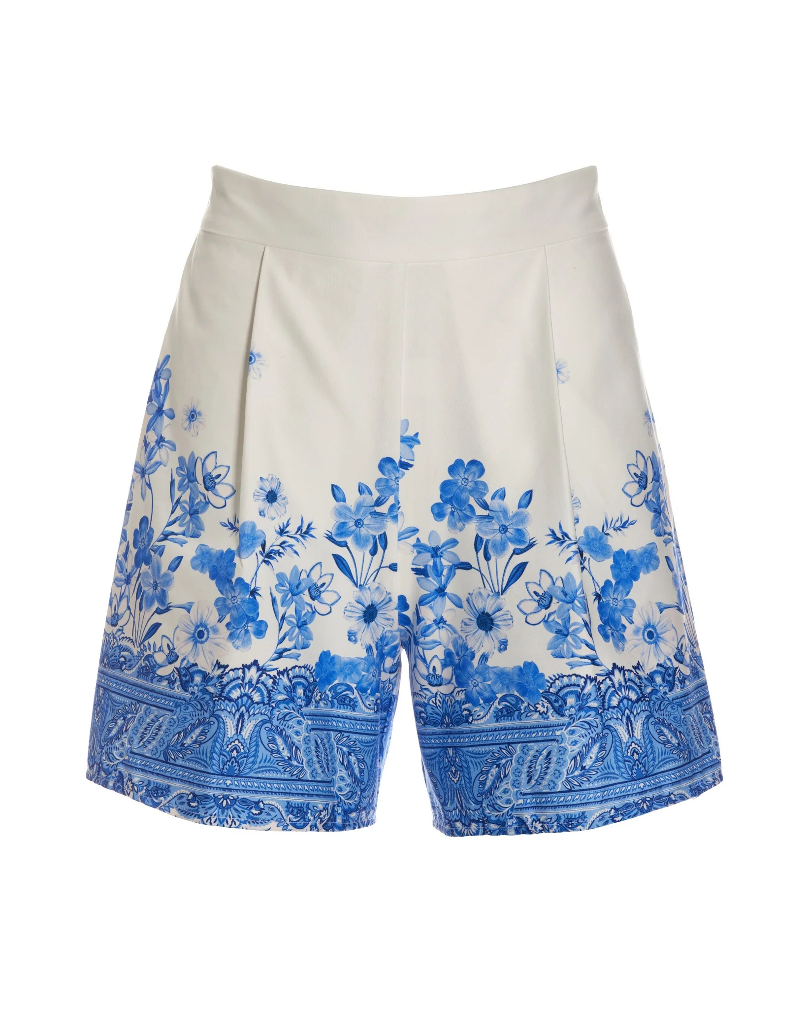 Wildflower Blues Print Short Blue - Futureuc