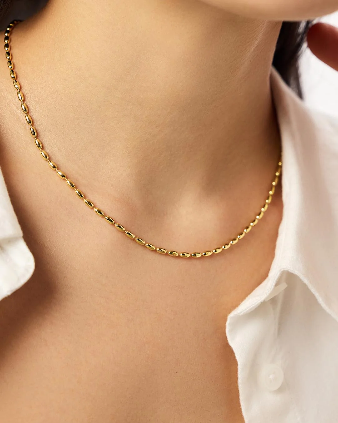 Ball Chain Necklace - Capri - Futureuc