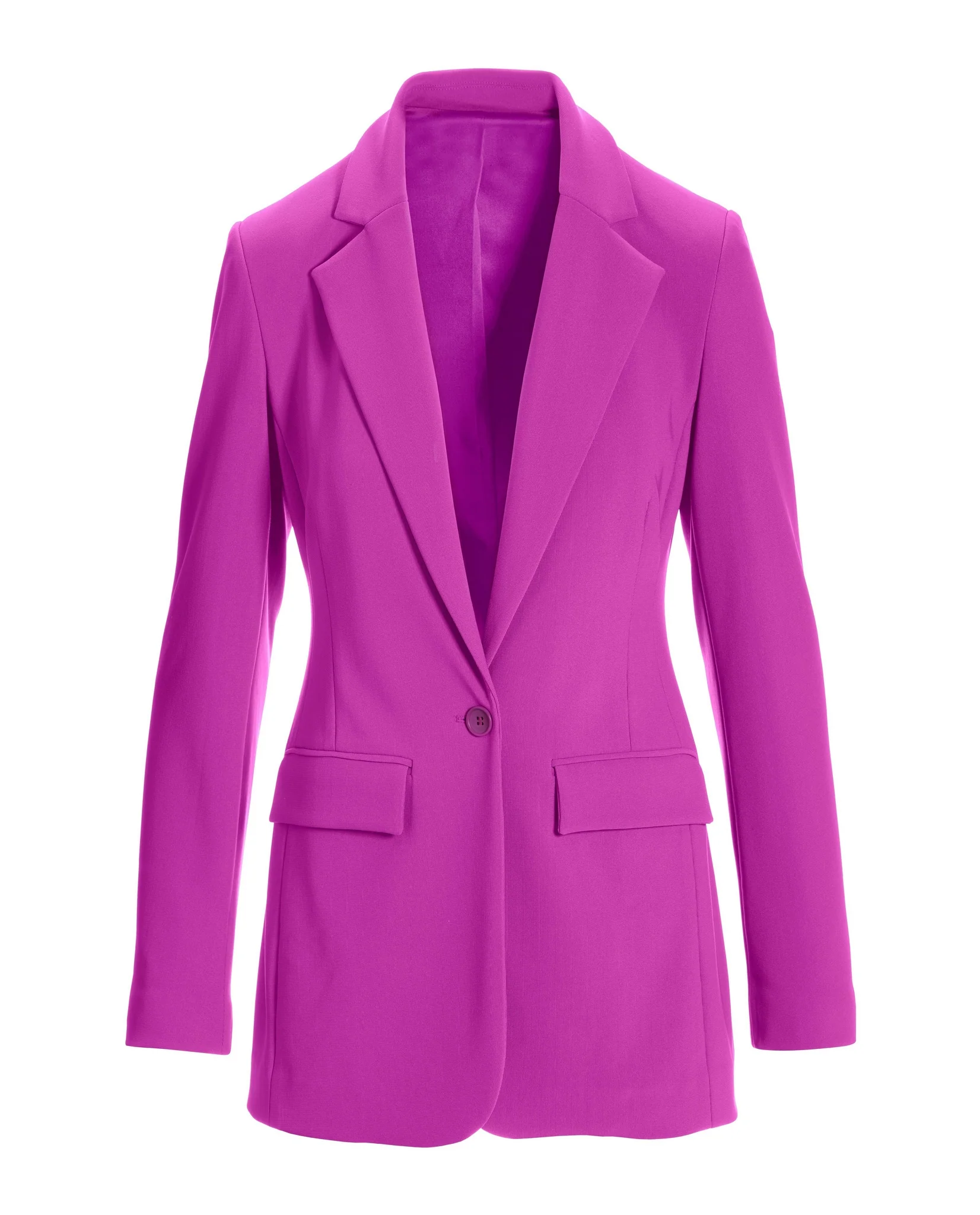 Beyond Travel Classic Boyfriend Blazer Vivid Viola - Futureuc