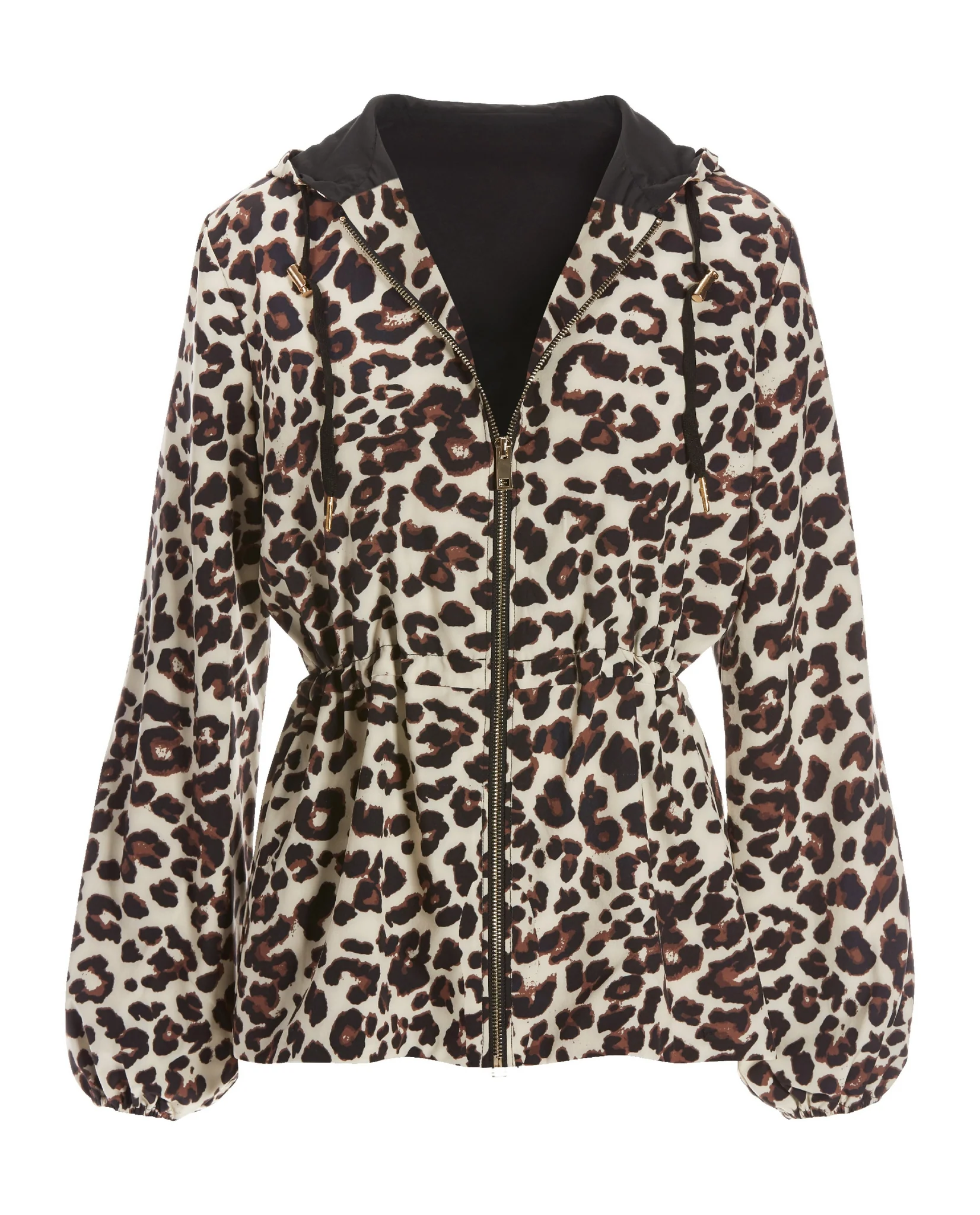 Animal Print Windbreaker Jacket Multi - Futureuc