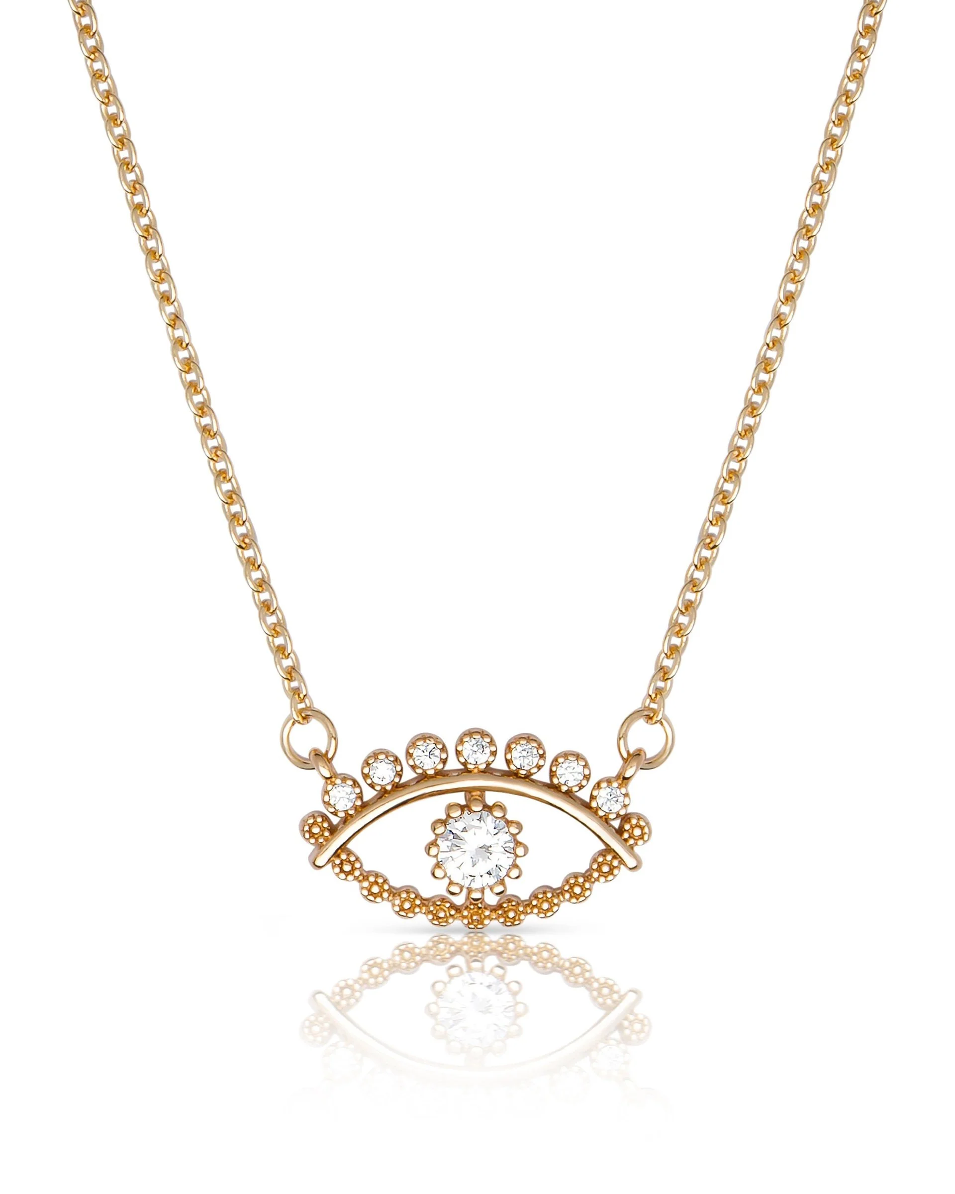 All Knowing Eye Crystal Necklace - Futureuc