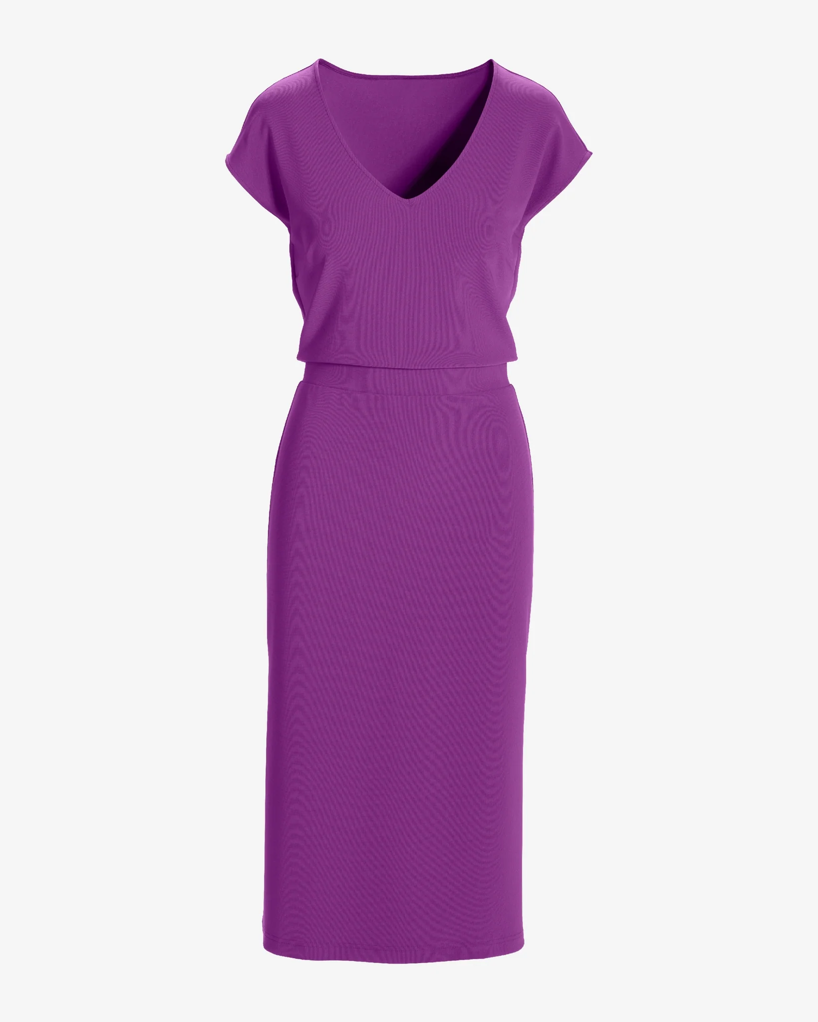 Beyond Travel Banded Midi Dress Purple Magic - Futureuc