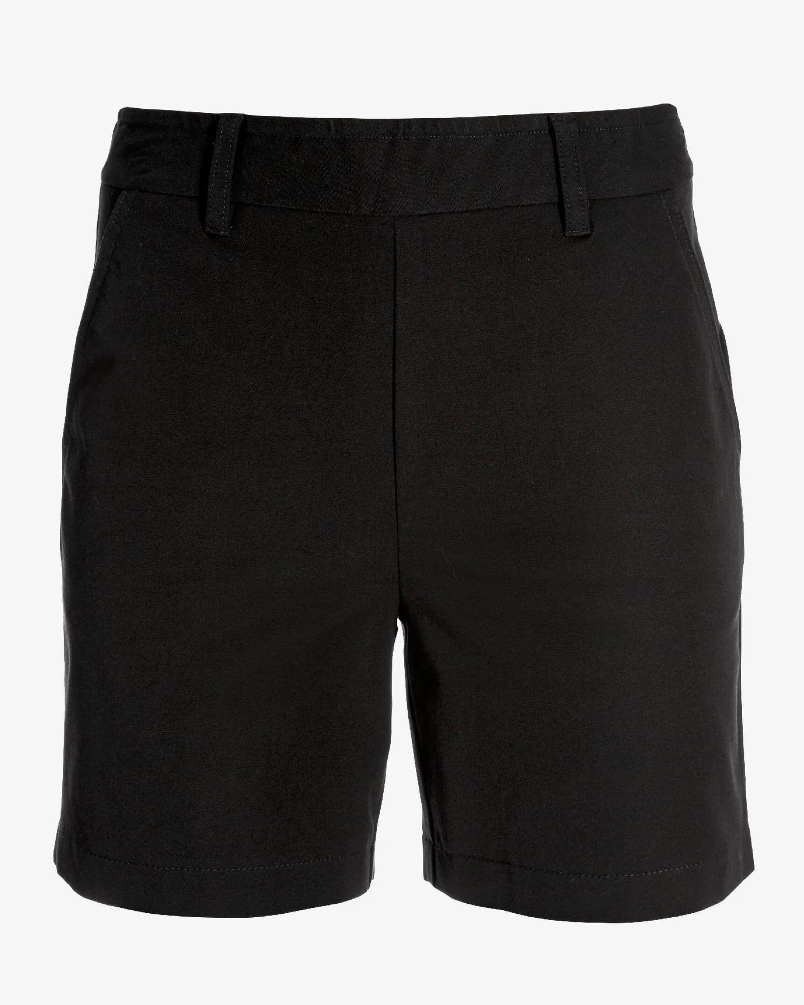 Twill Pull-On Five-Inch Short Black - Futureuc