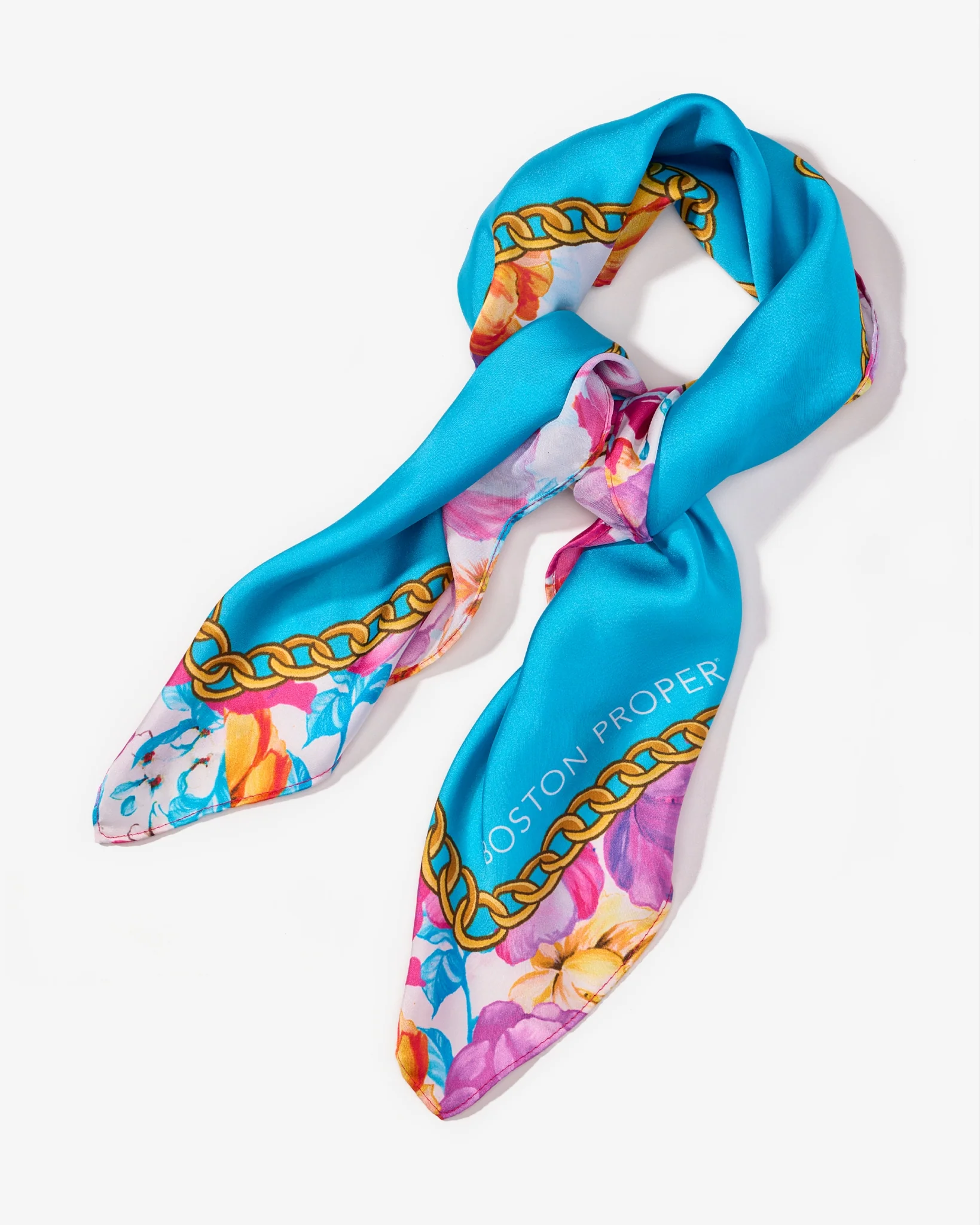 Boston Proper Printed Scarf Iris Garden - Futureuc