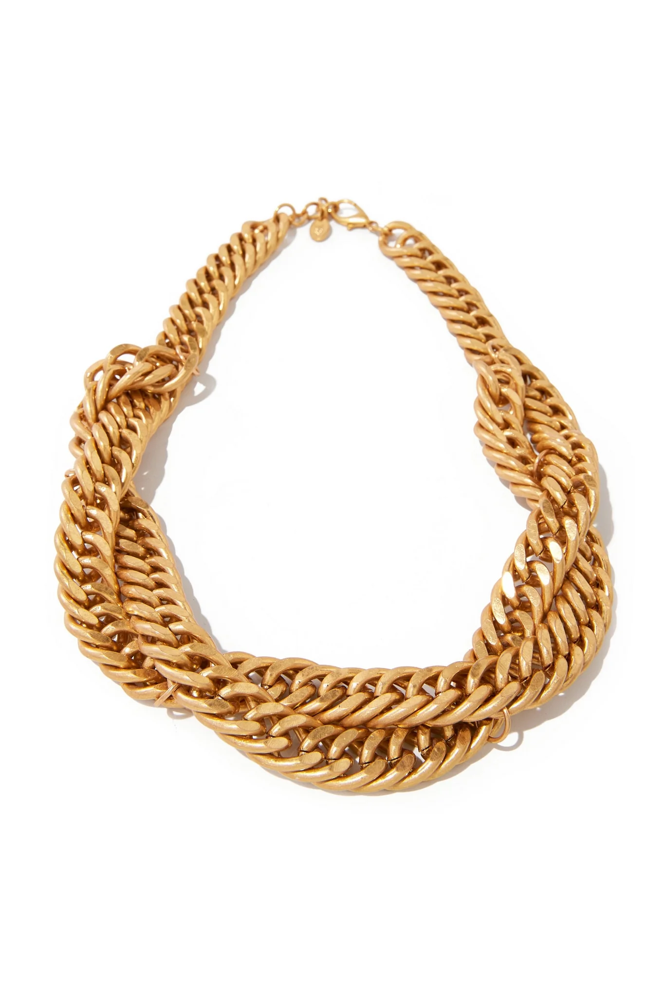 Twisted Chain Necklace Gold - Futureuc