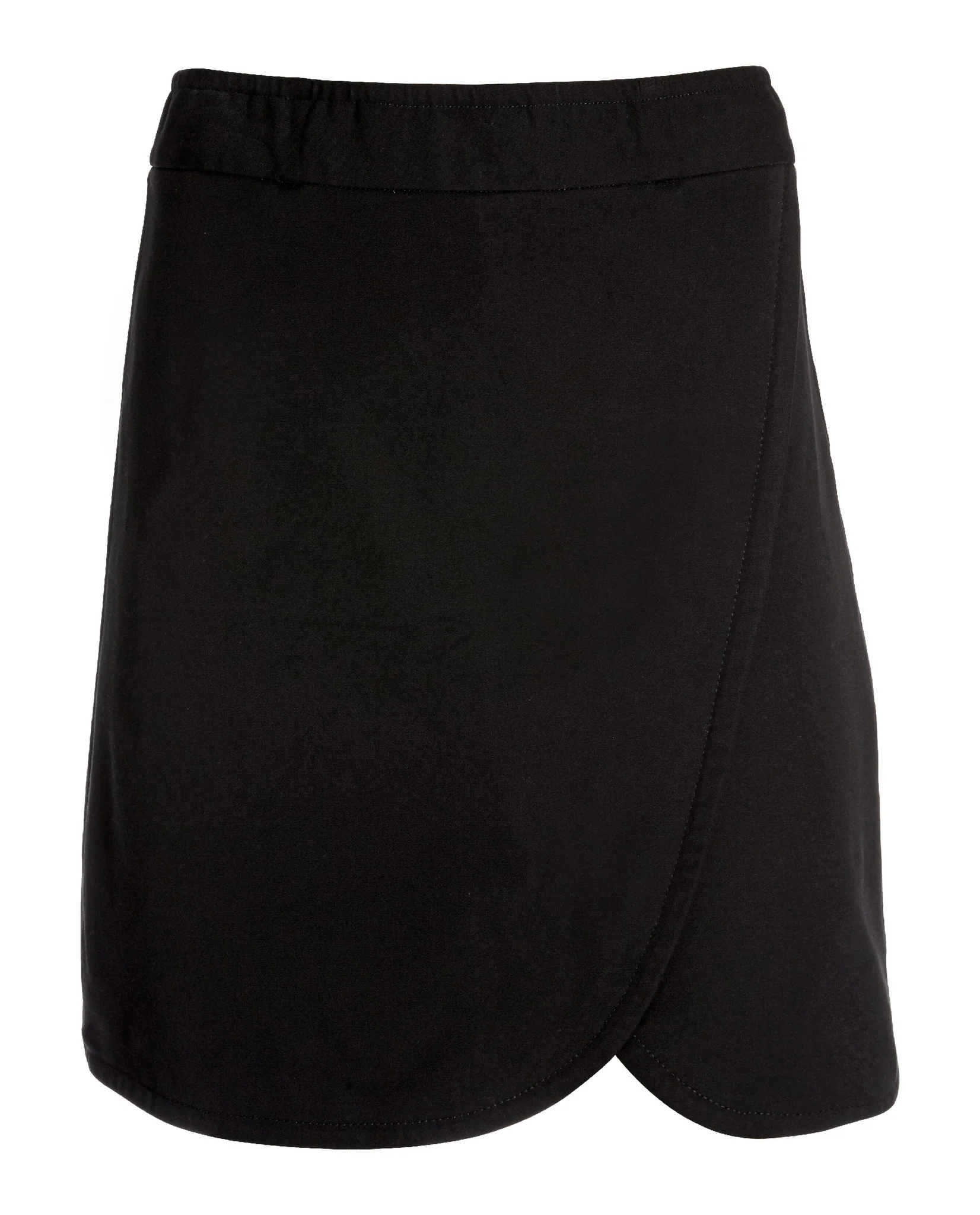 Twill Pull-On Skort Black - Futureuc