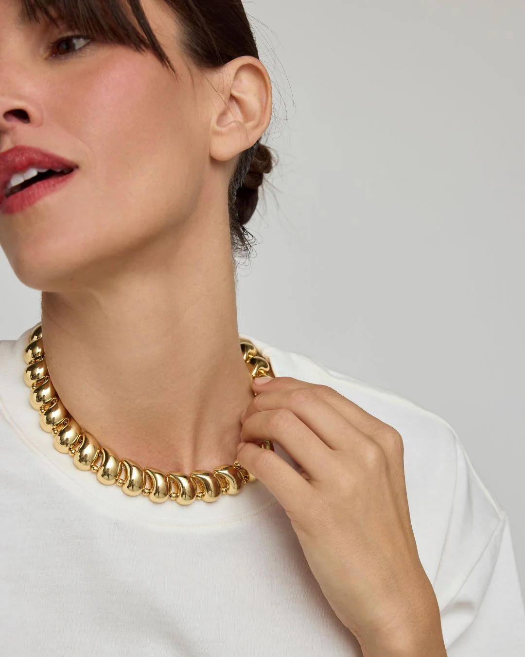 ZAHA NECKLACE GOLD - Futureuc