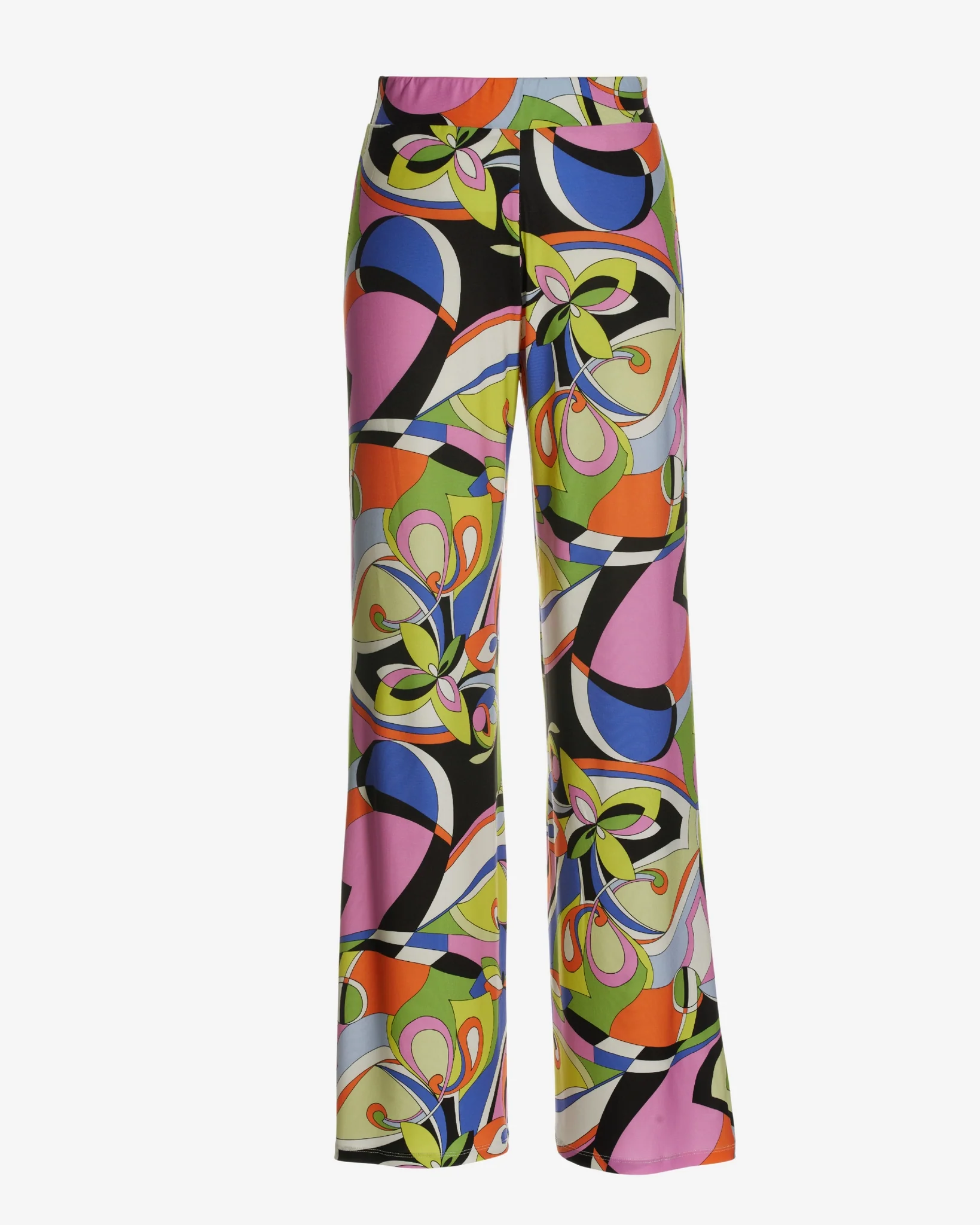 Alexandra Abstract Print Palazzo Pant Multi - Futureuc