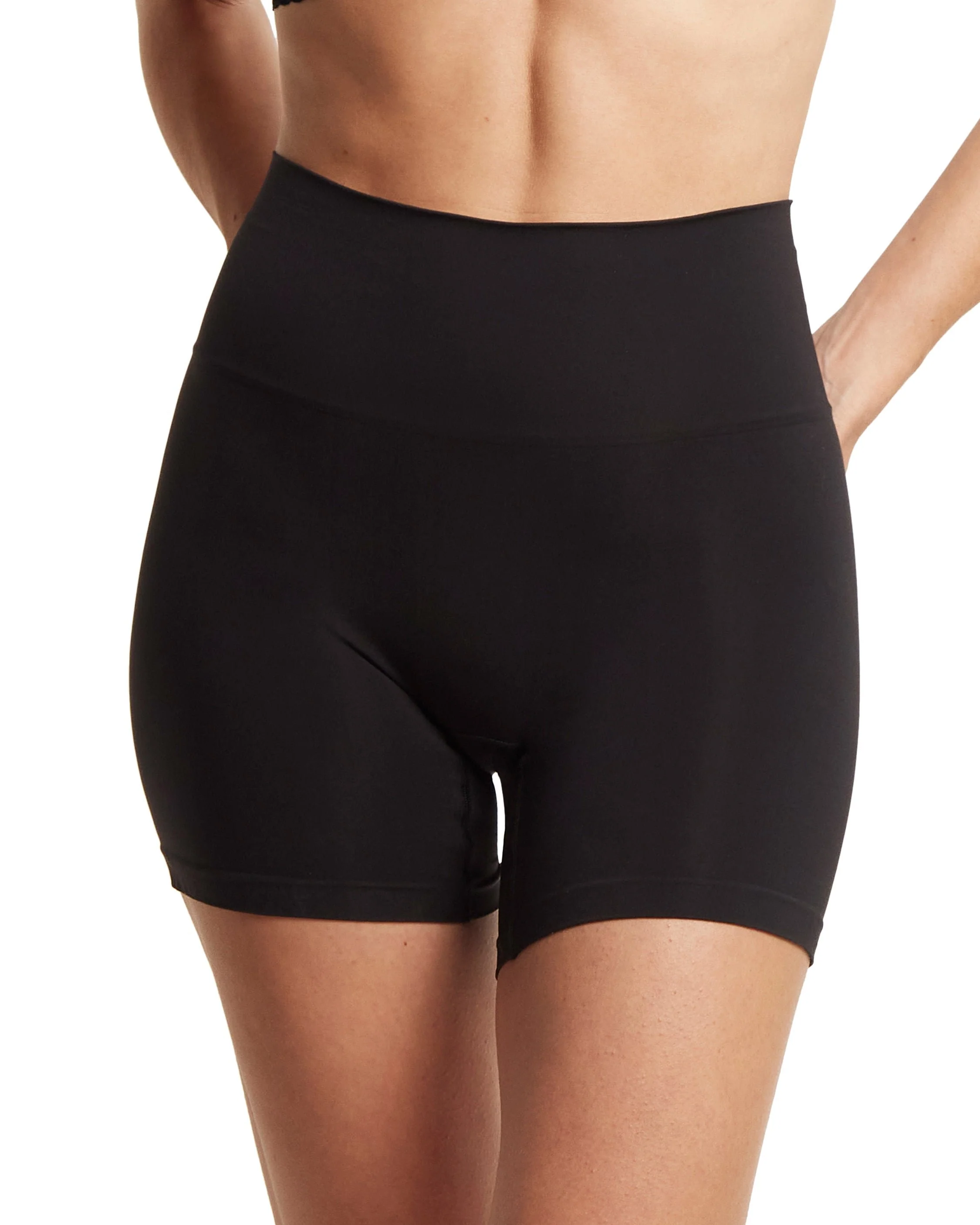 Body High Rise Bike Short Black - Futureuc