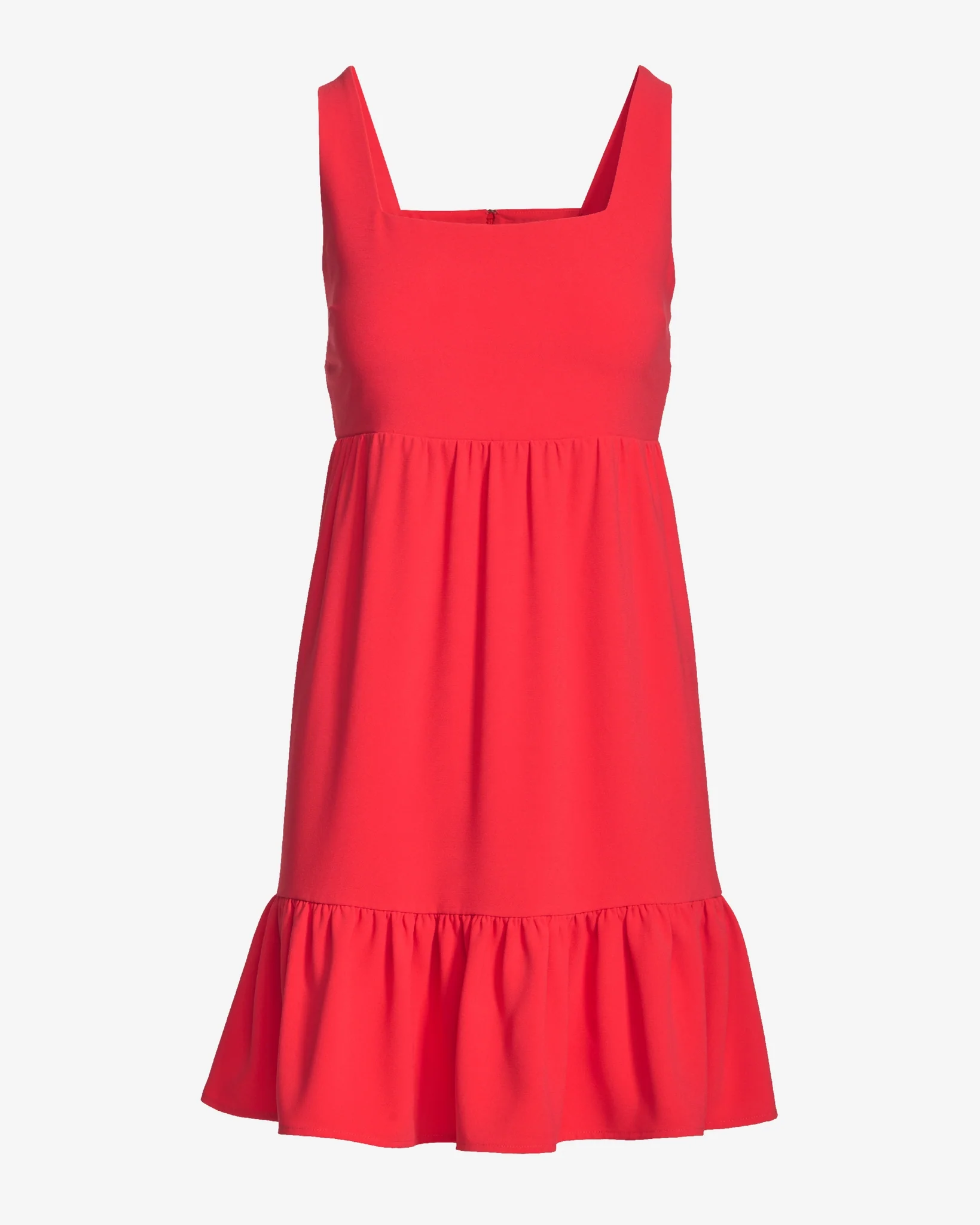 Versatile Tiered Short Dress Hibiscus - Futureuc