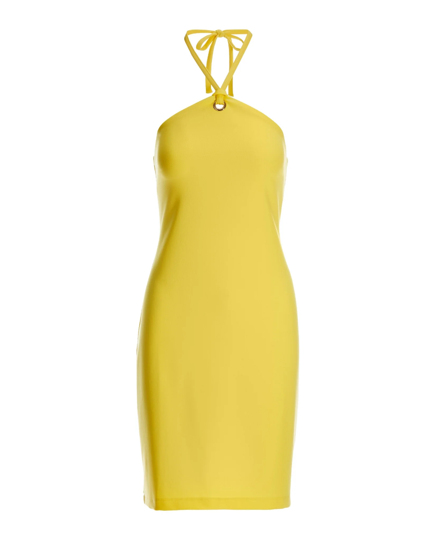 Beyond Travel Halter Dress Limoncello - Futureuc