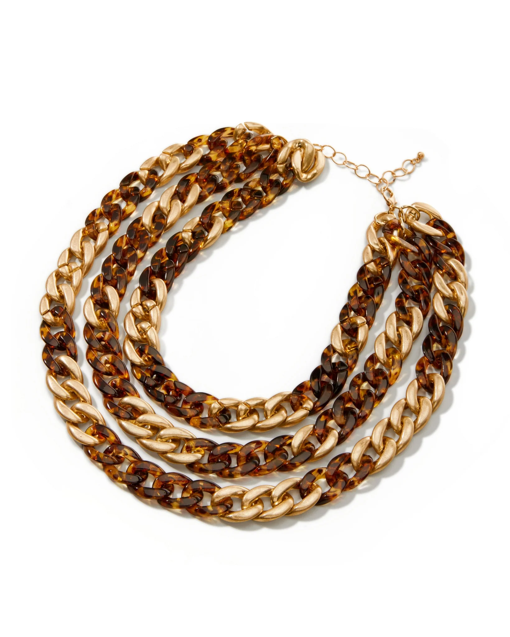 Tortoise Shell Necklace Brown - Futureuc