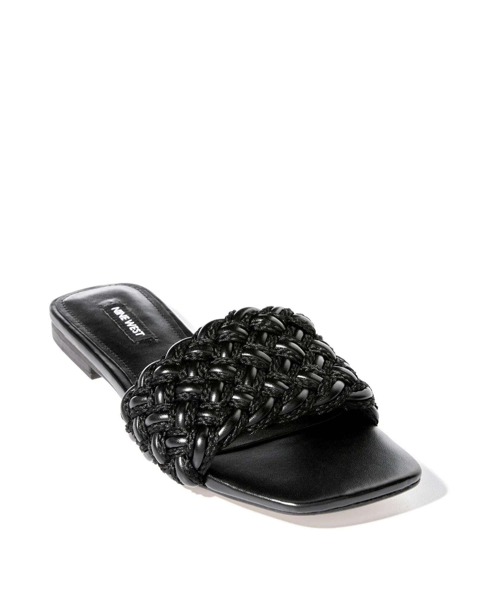 Braided Slide Sandal Black - Futureuc