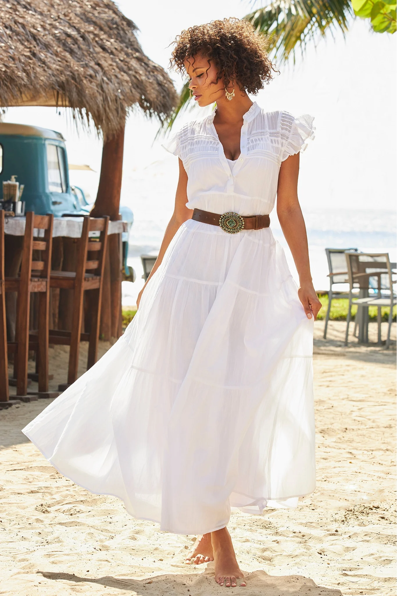 Turquoise Multi Stone Buckle Belt Turquoise Multi - Futureuc