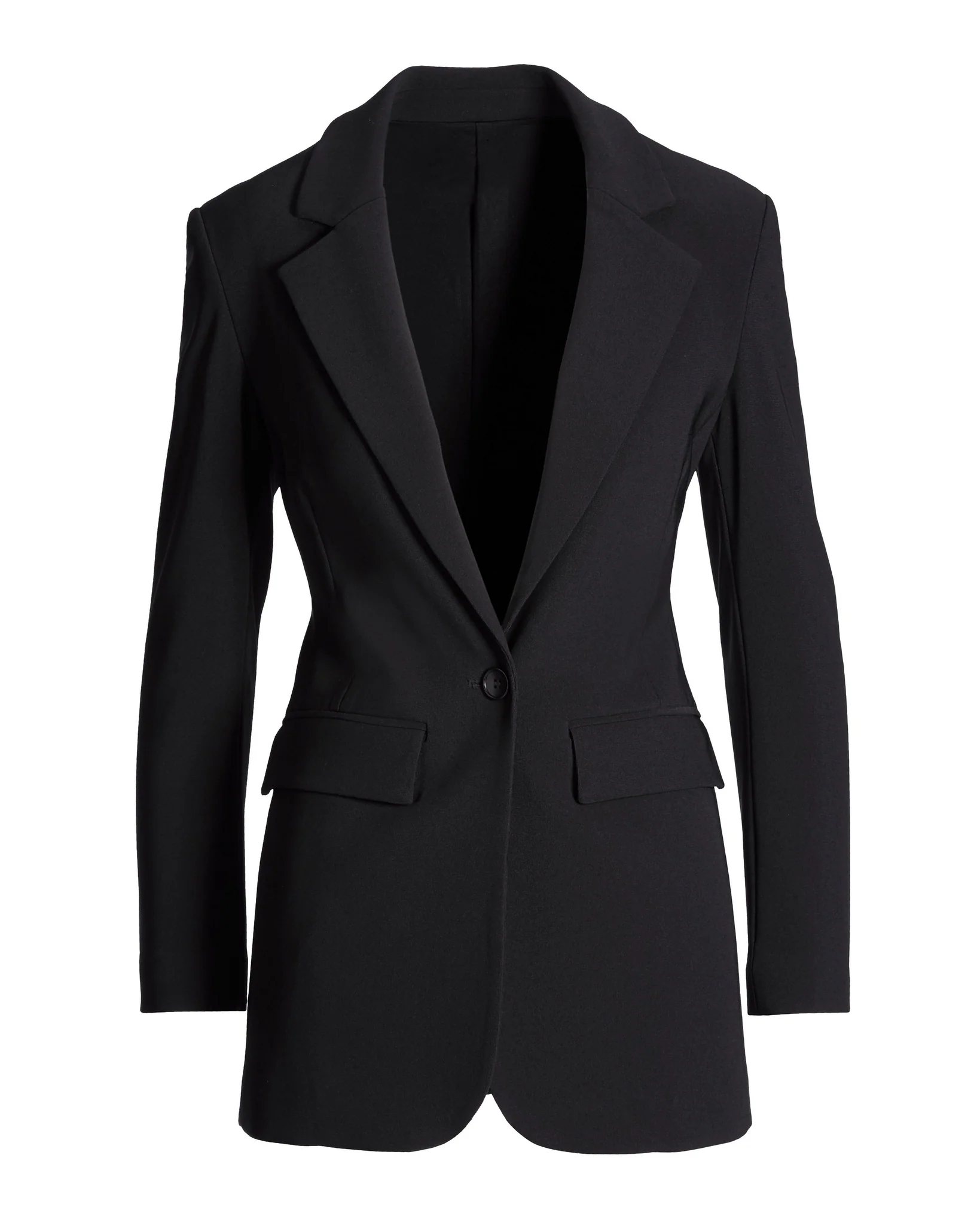 Beyond Travel Classic Boyfriend Blazer Jacket Jet Black - Futureuc