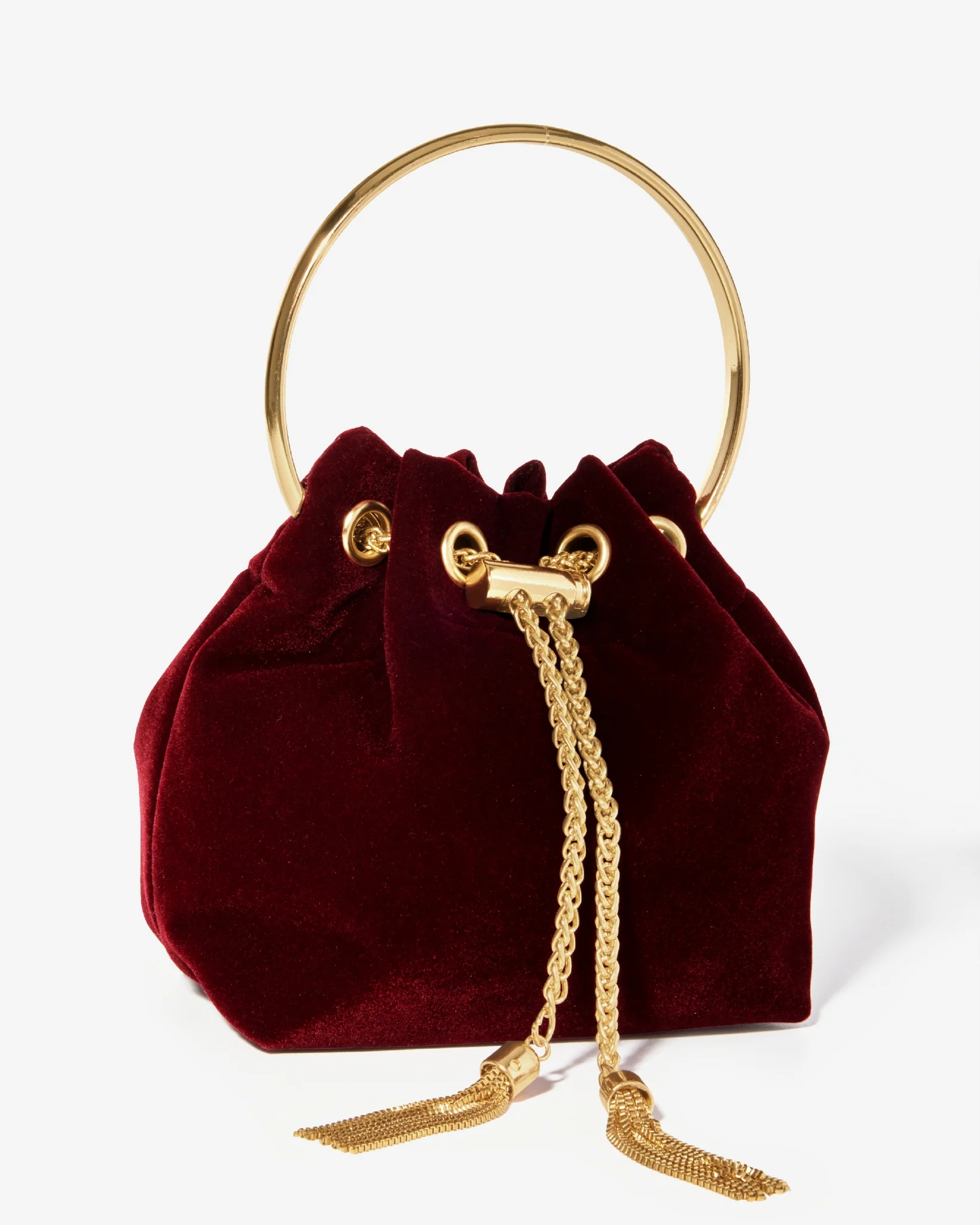 Velvet Pouch Maroon - Futureuc