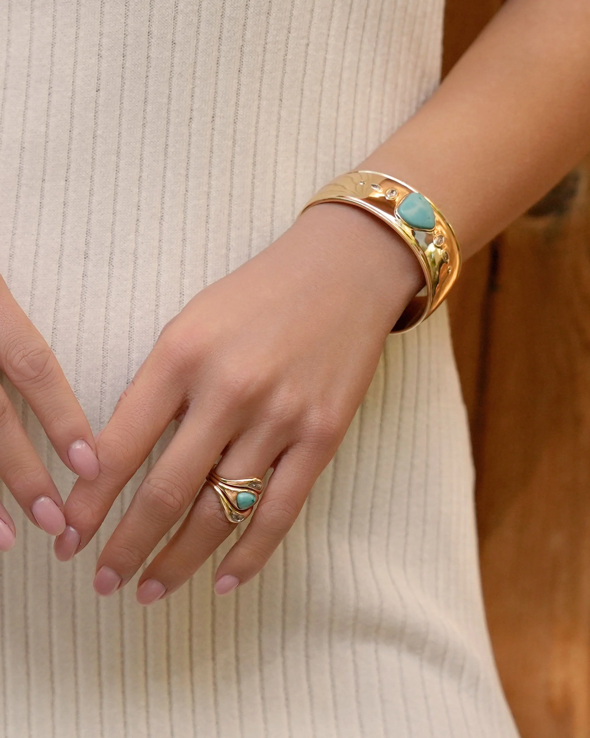 Turquoise Solstice Thick Cuff - Futureuc