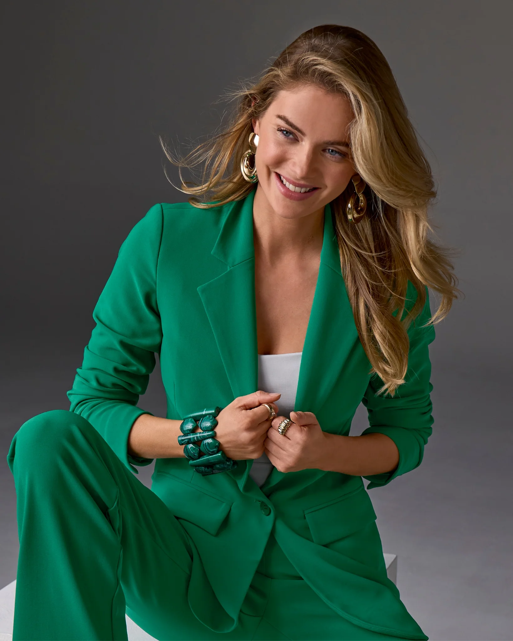 Beyond Travel Classic Boyfriend Blazer Shamrock - Futureuc