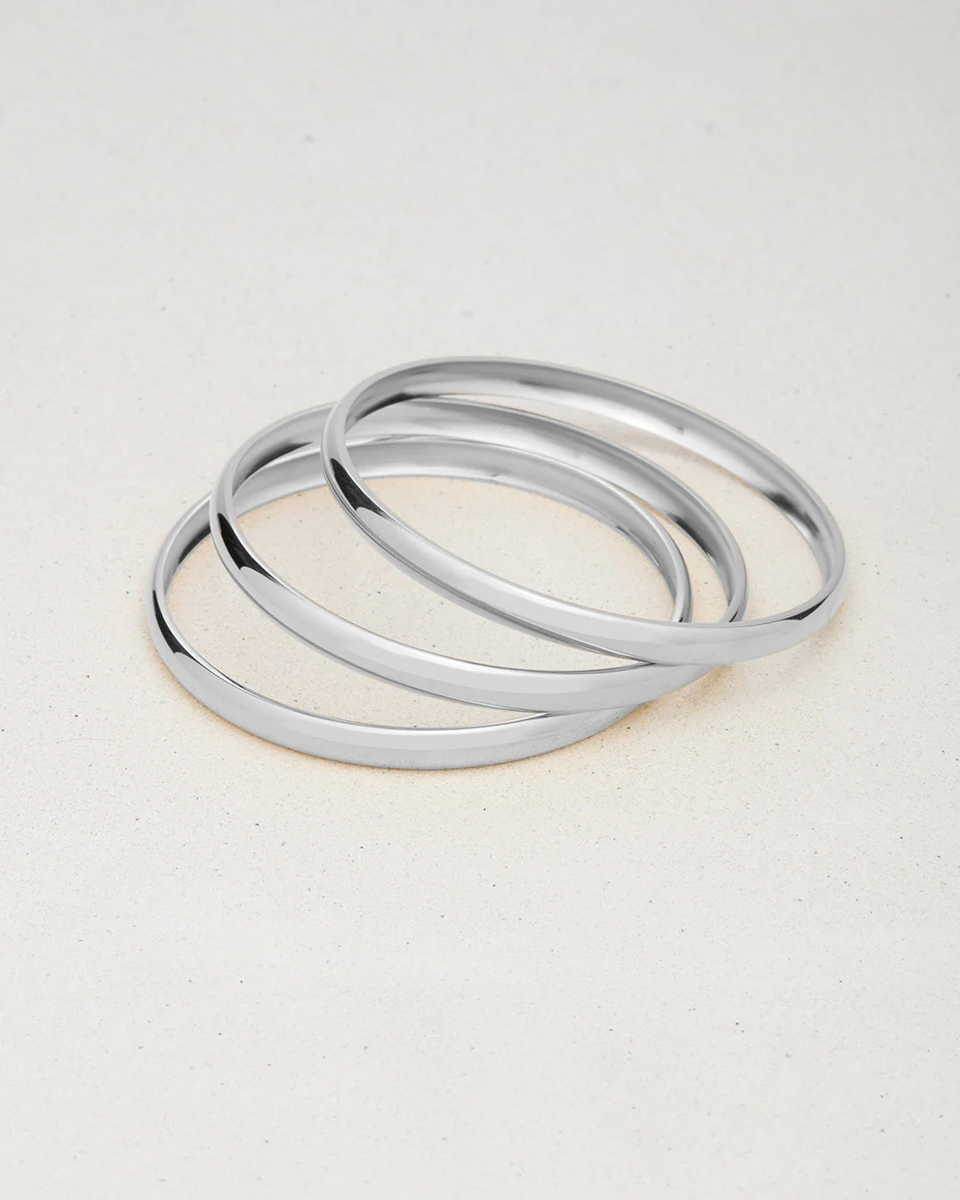 Augustine Bangle Set Silver - Futureuc